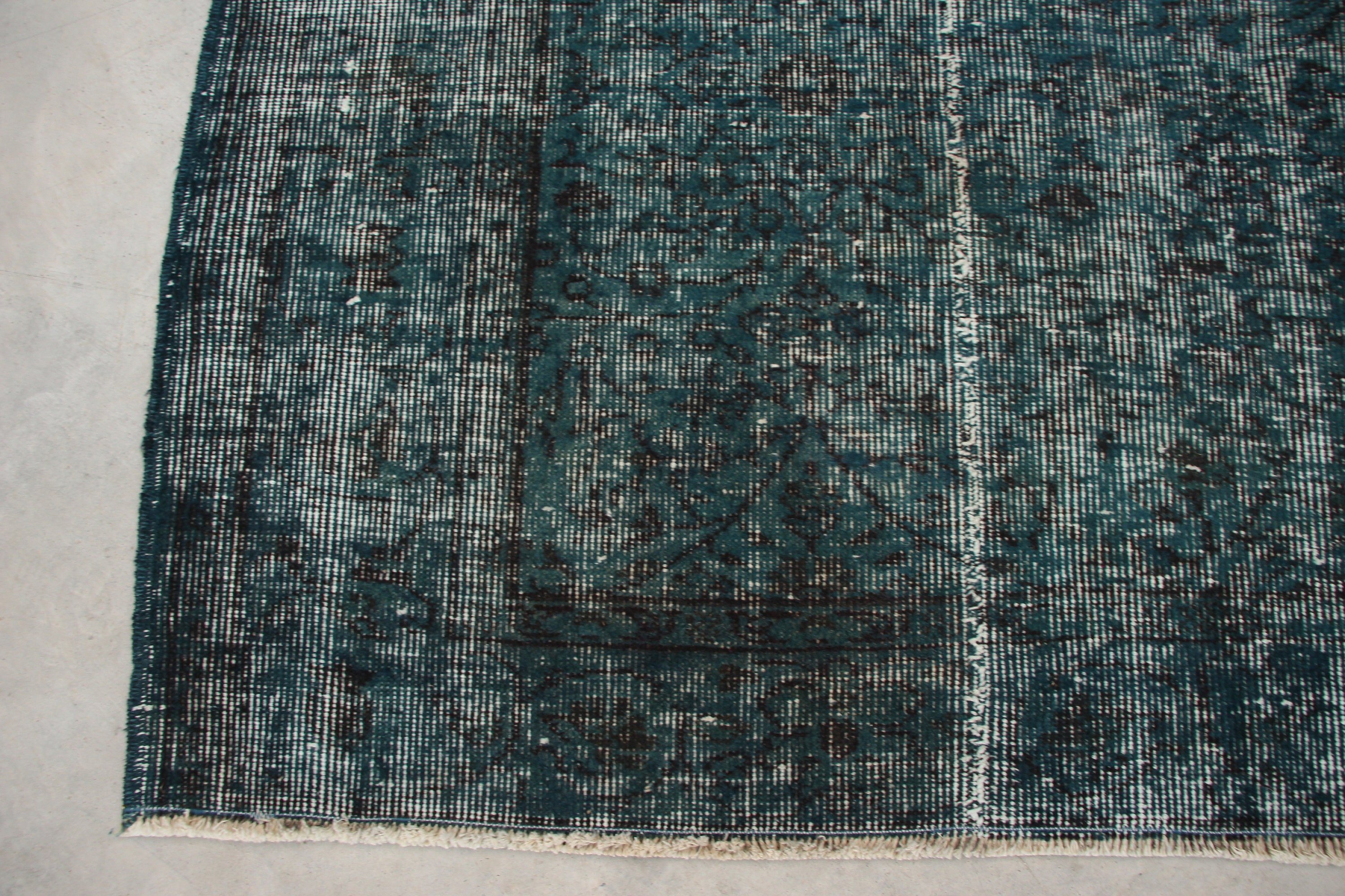 Living Room Rug, Wool Rugs, Blue Bedroom Rugs, Vintage Rugs, Retro Rugs, Rugs for Dining Room, Turkish Rugs, Cool Rug, 5.4x7.8 ft Large Rug