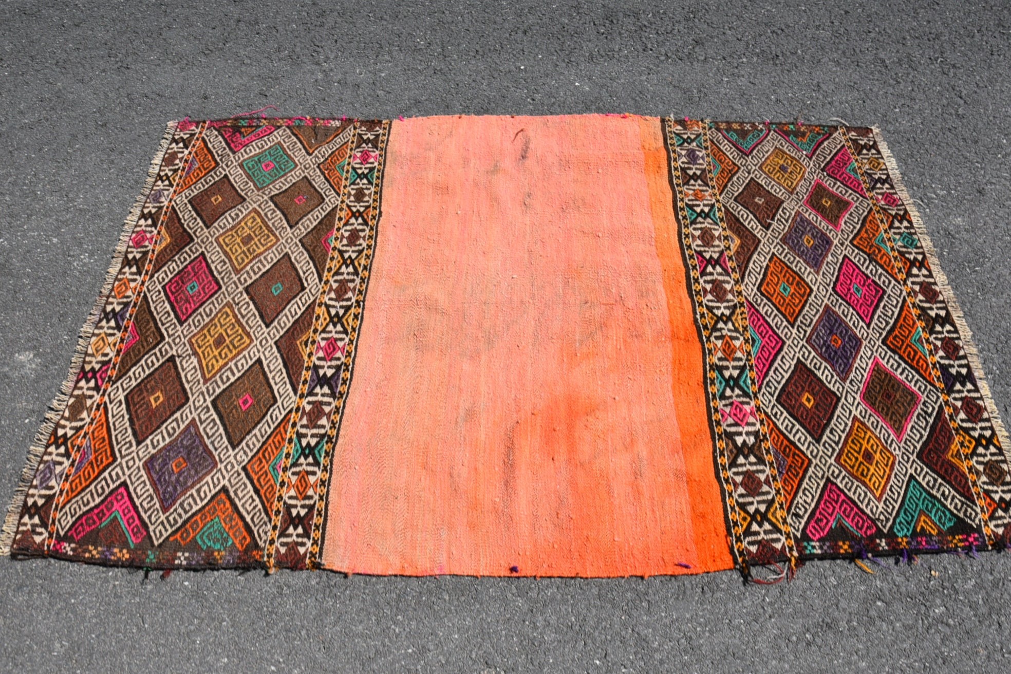 Anadolu Halıları, Mutfak Halısı, Kilim, Türk Halısı, Vintage Halılar, Giriş Halısı, Oryantal Halı, Çocuk Odası Halıları, 3,8x5,3 ft Accent Halı, Boho Halı