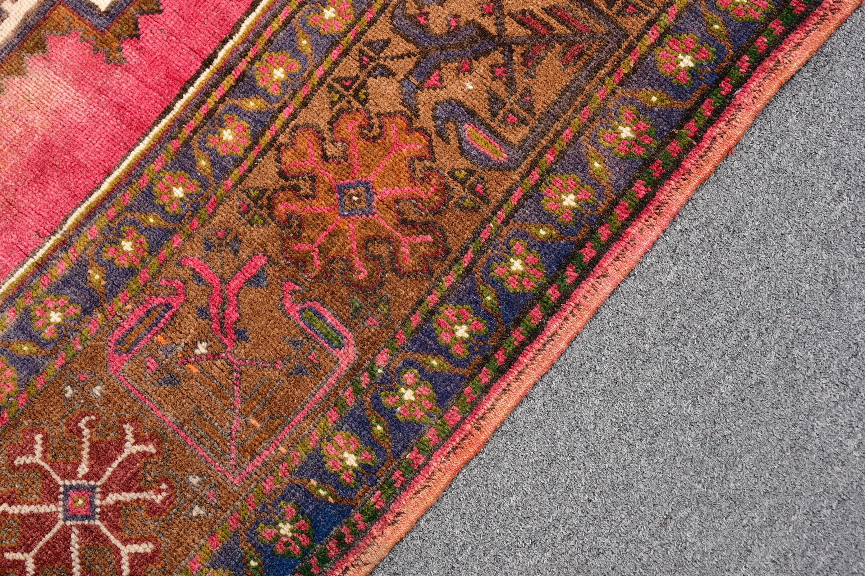 Lüks Halılar, Boho Halılar, Pembe Oushak Halılar, Yatak Odası Halıları, 5.7x10.4 ft Büyük Halı, Oturma Odası Halıları, Türk Halıları, Anadolu Halıları, Vintage Halılar