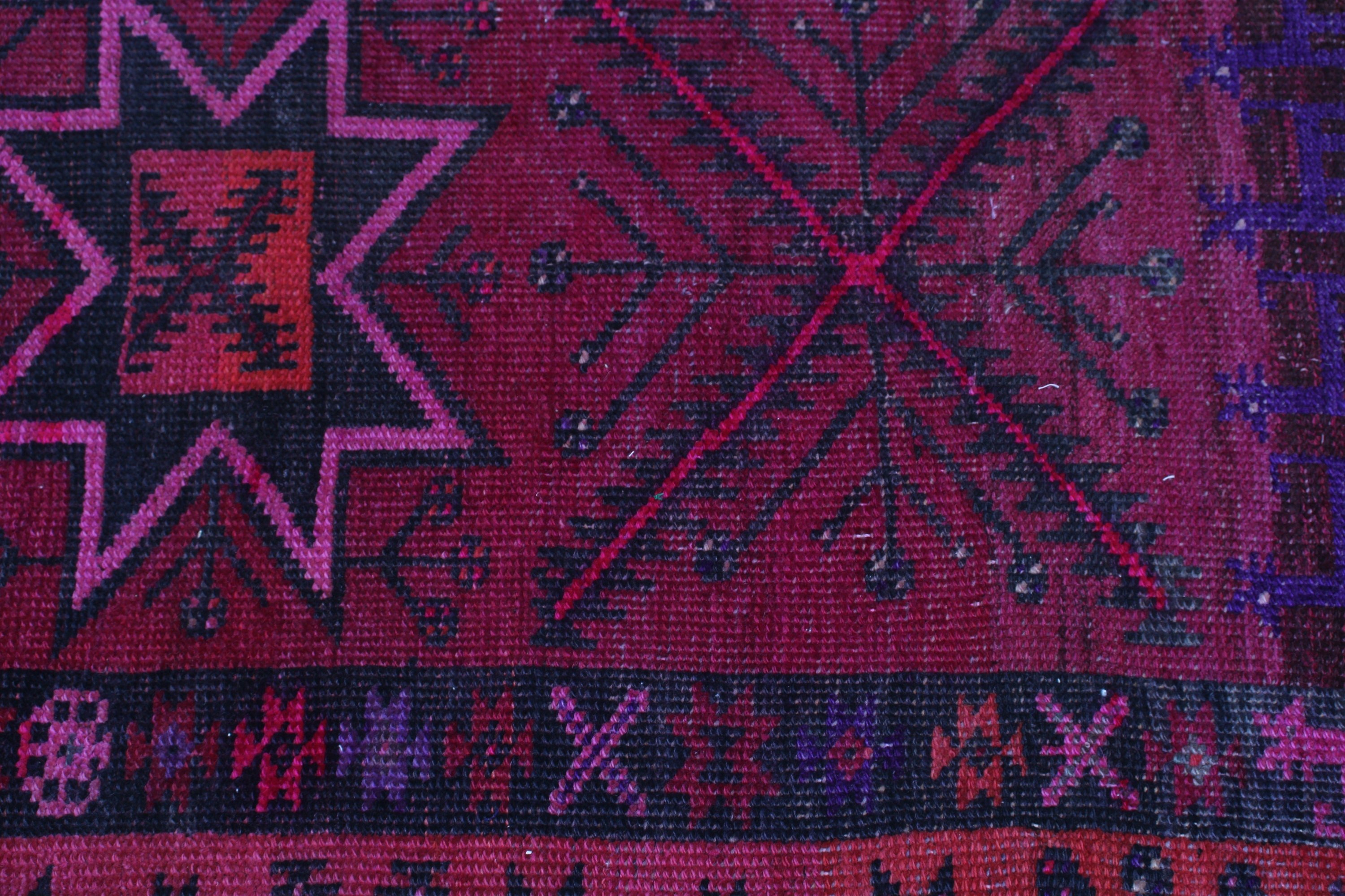 Bath Rugs, 2.1x2.5 ft Small Rug, Turkish Rugs, Ethnic Rugs, Home Decor Rugs, Vintage Rugs, Kitchen Rugs, Purple Geometric Rug, Antique Rugs