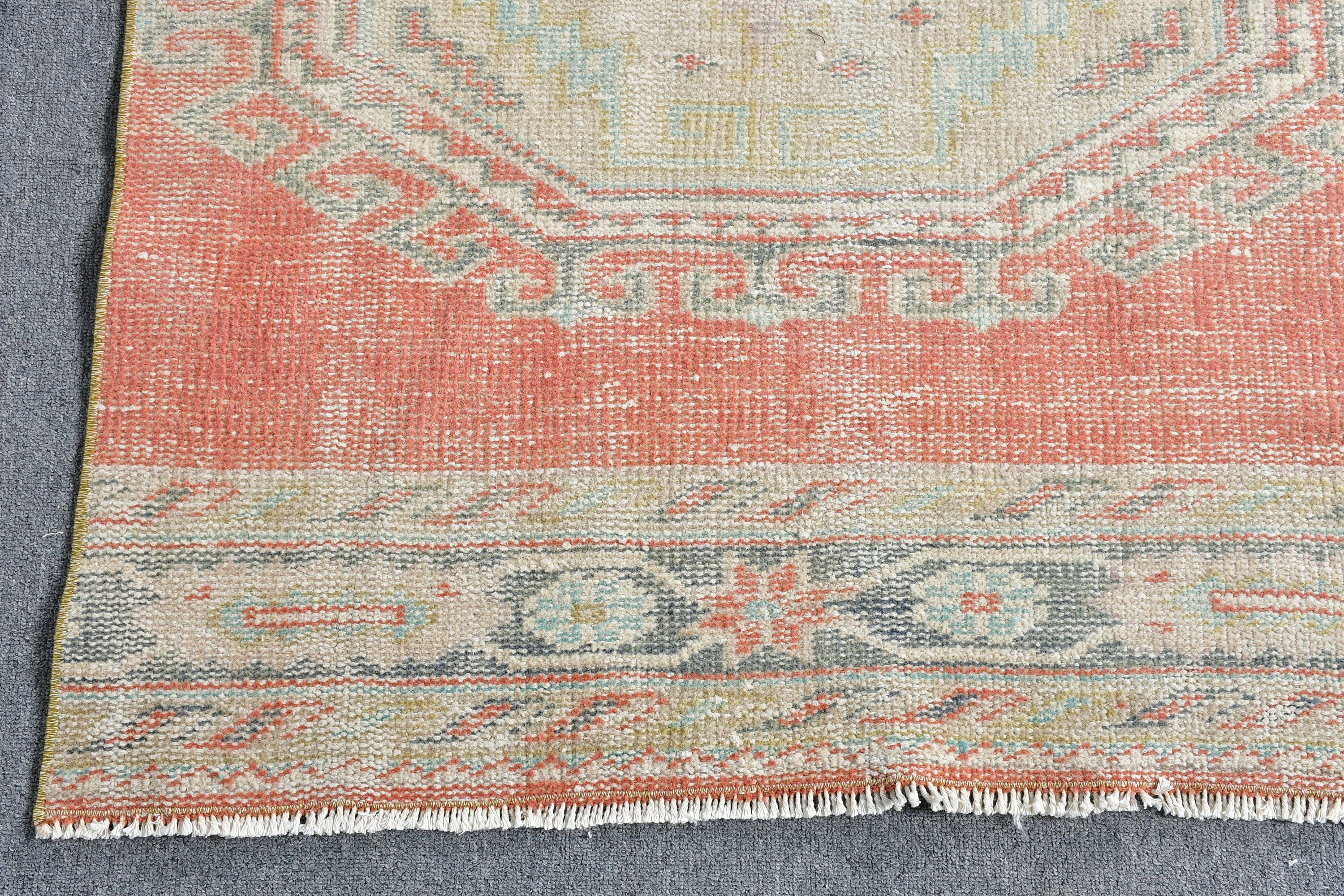 Corridor Rug, Art Rug, Red Bedroom Rug, Stair Rug, Wool Rug, Rugs for Corridor, Cool Rug, Vintage Rug, 2.8x11.5 ft Runner Rug, Turkish Rugs