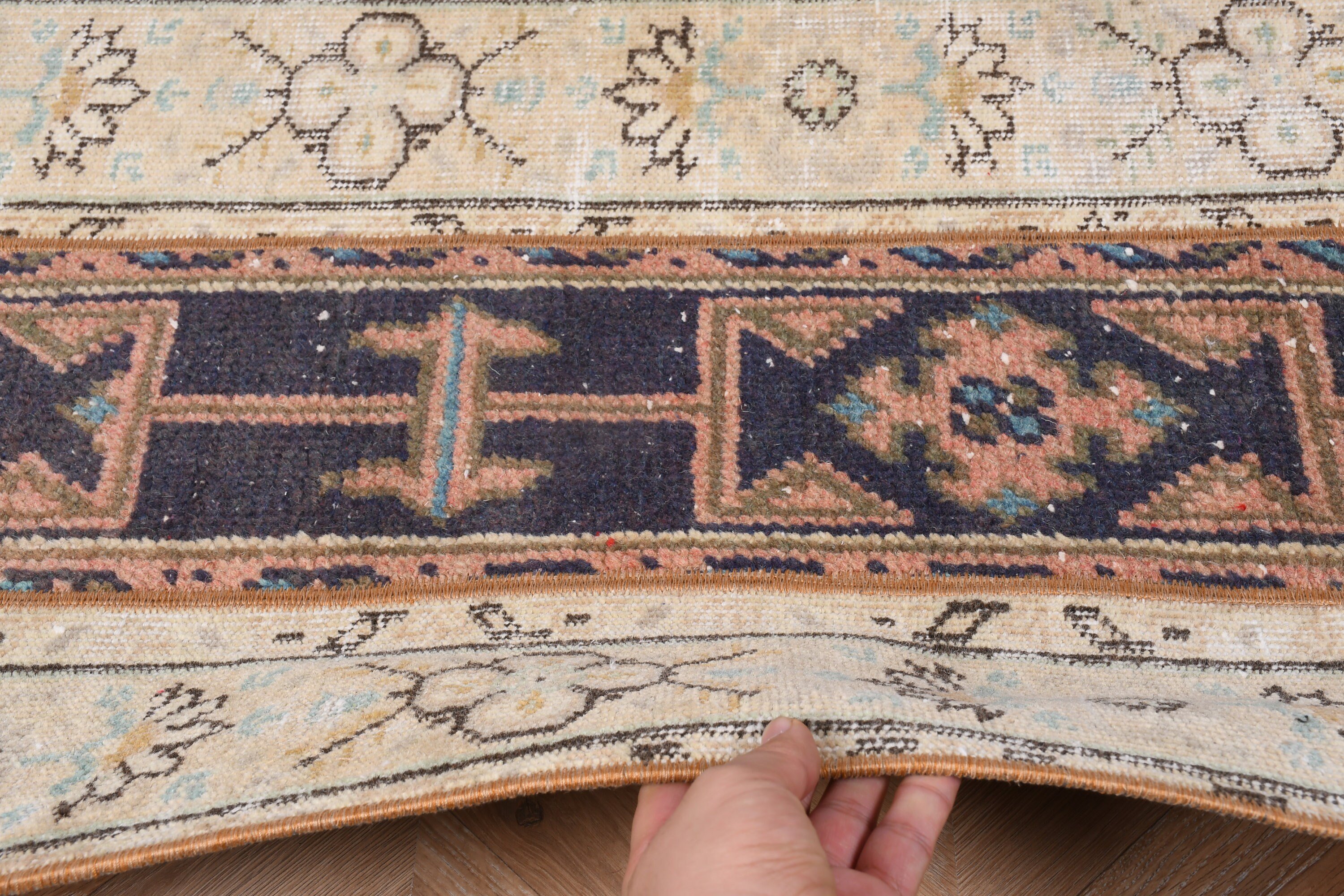 Rugs for Door Mat, Bathroom Rugs, Entry Rug, Antique Rug, Anatolian Rugs, Turkish Rug, 1.9x3.4 ft Small Rug, Beige Floor Rugs, Vintage Rug