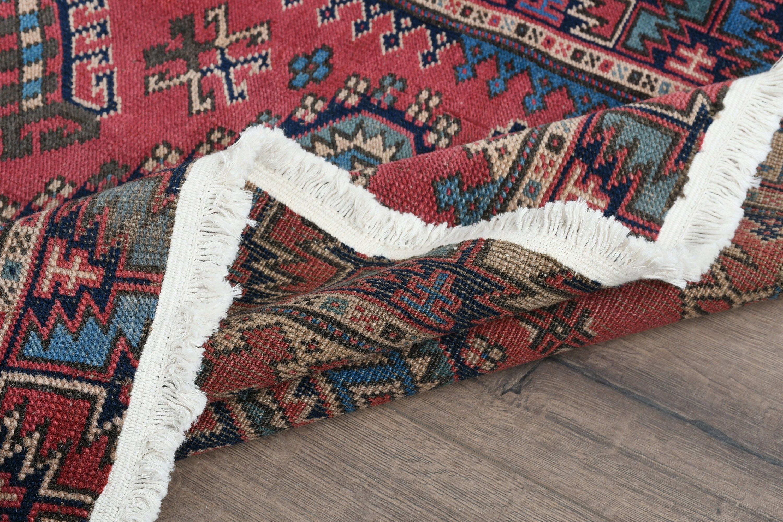 Pink Anatolian Rug, 4x6.1 ft Area Rug, Vintage Rugs, Living Room Rug, Oushak Rug, Turkish Rug, Art Rug, Dining Room Rug