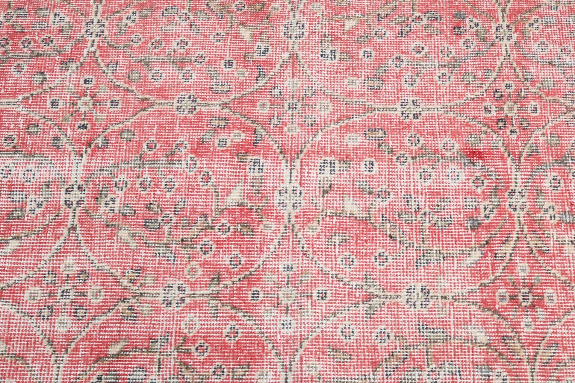 Aztec Rug, Neutral Rugs, 2.8x5.9 ft Accent Rugs, Turkish Rugs, Red Geometric Rug, Rugs for Accent, Bedroom Rugs, Vintage Rugs, Oriental Rug