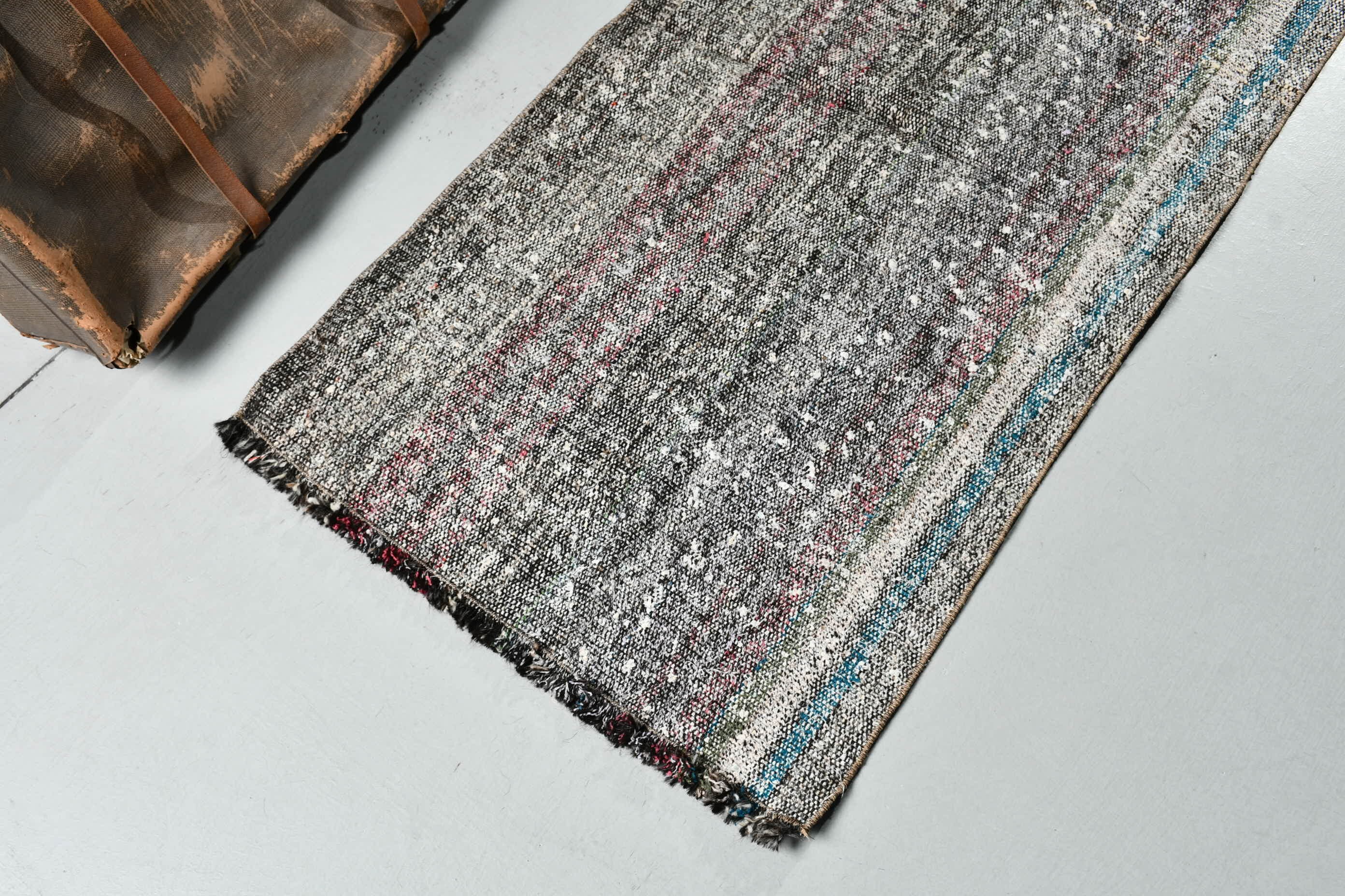 Old Rug, Moroccan Rug, Kitchen Rug, Nursery Rug, Kilim, Bedroom Rugs, Turkish Rug, Vintage Rug, Gray Cool Rug, 2.2x4.4 ft Small Rug