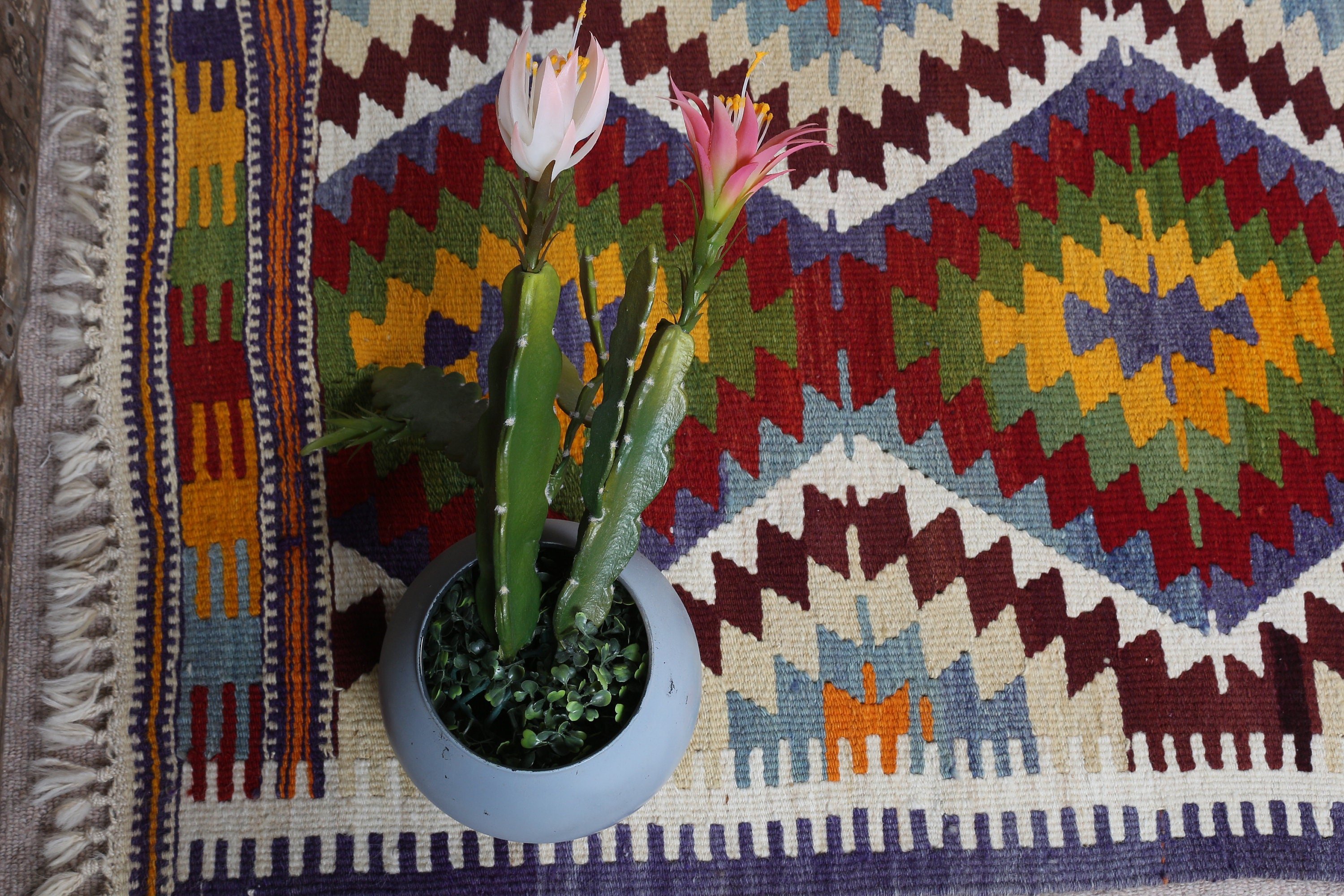 Door Mat Rug, Dorm Rug, Oriental Rug, Vintage Rugs, Purple Anatolian Rugs, Kilim, Floor Rug, Turkish Rug, 2.5x3.4 ft Small Rug, Nursery Rug