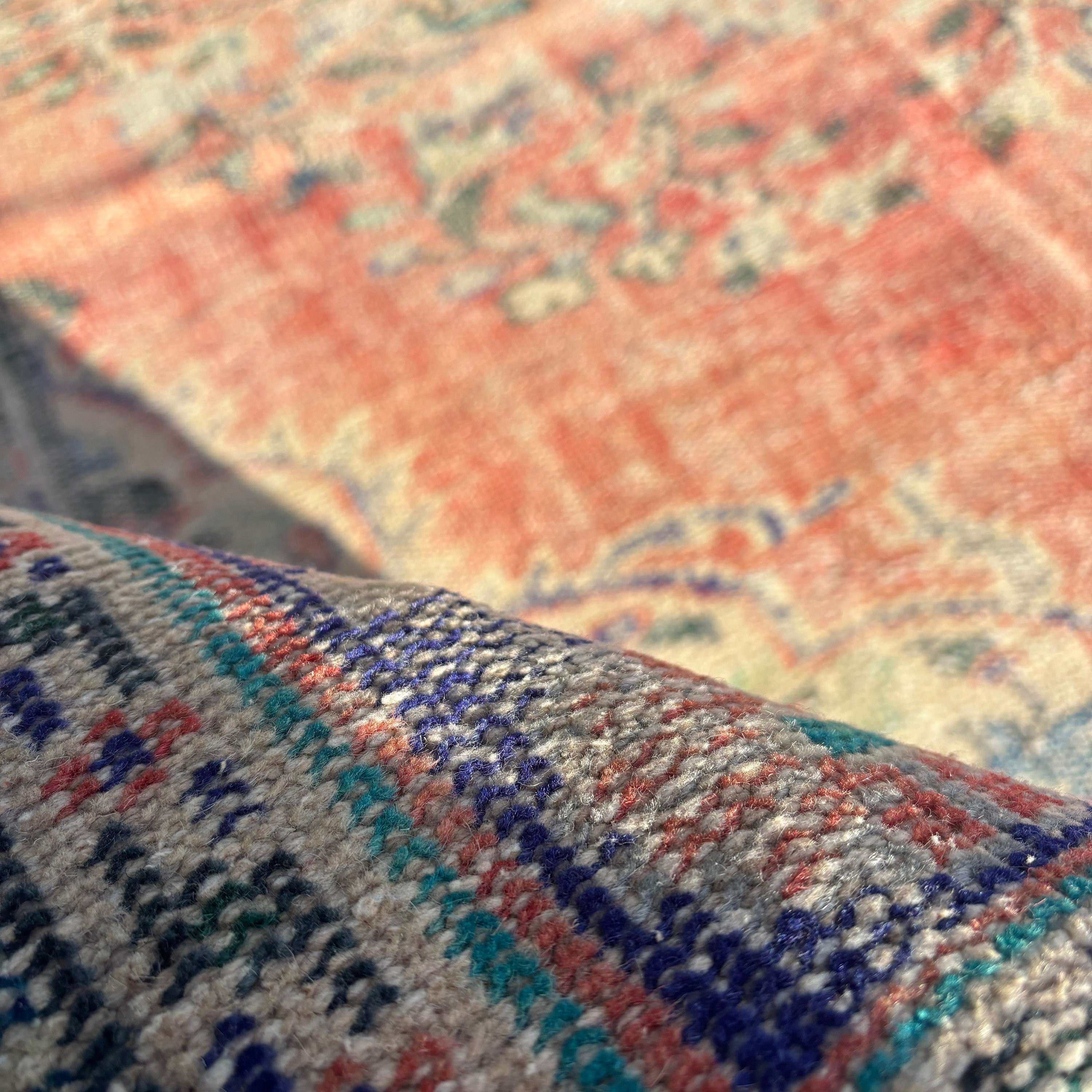 5.4x8.3 ft Büyük Halı, Vintage Halı, Pembe Oushak Halı, Oturma Odası Halıları, Yatak Odası Halısı, Türk Halıları, Havalı Halı, Anadolu Halısı, Vintage Dekor Halısı