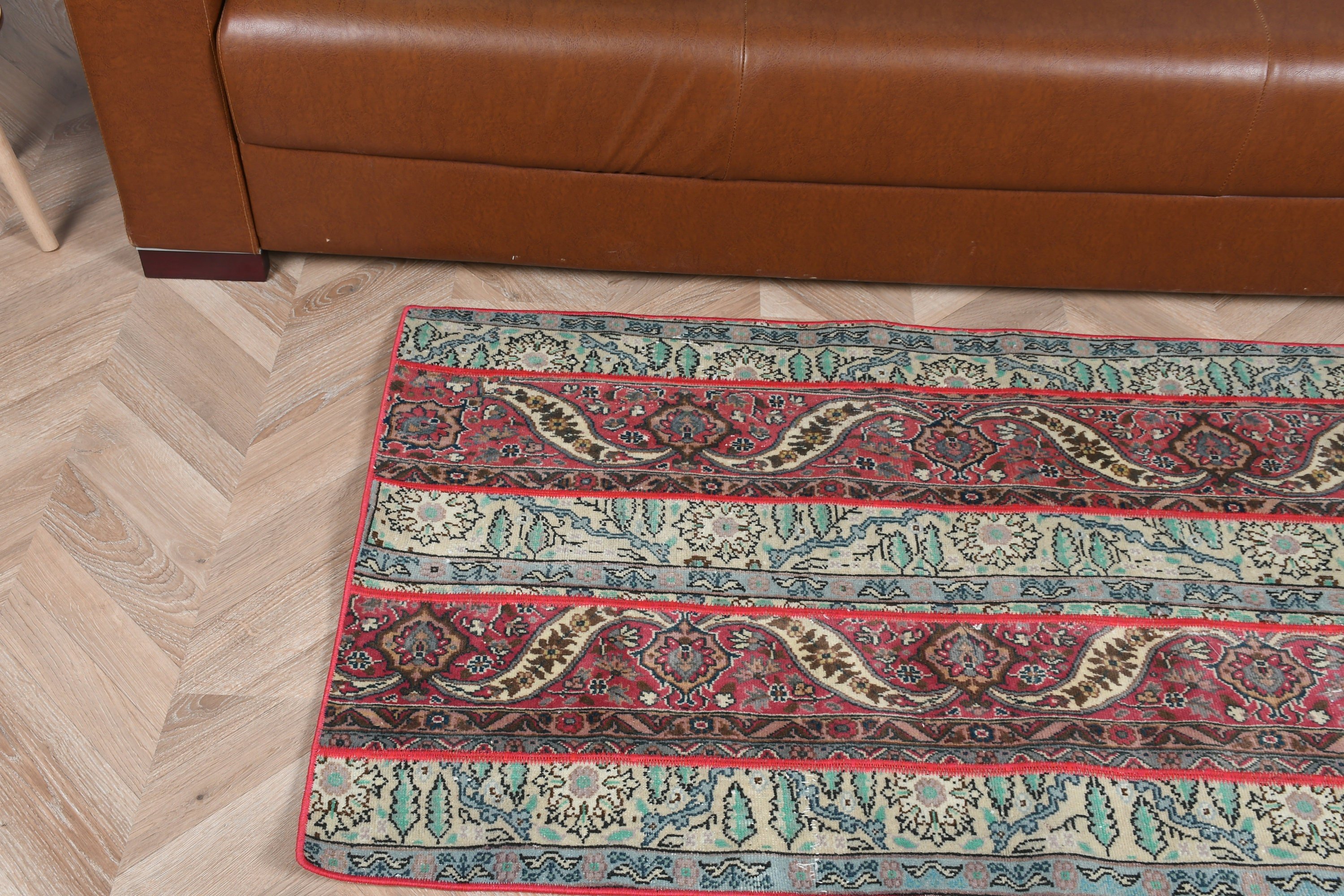 Duvara Asılan Halılar, Antika Halı, Vintage Halı, Yeşil 2.5x4.4 ft Küçük Halı, Banyo Halısı, Türk Halısı, Çocuk Halısı, Yün Halı