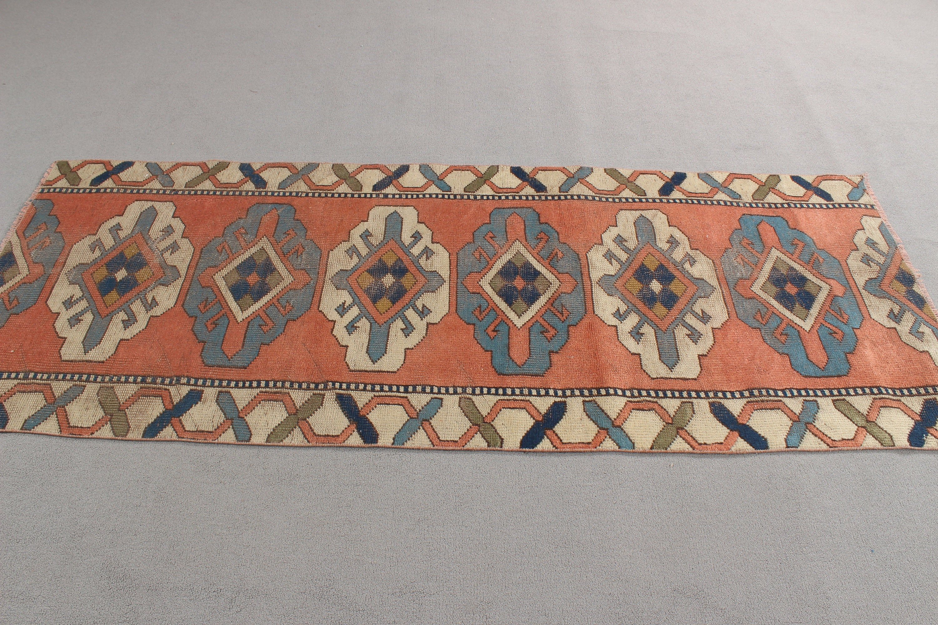 Kırmızı 2.7x7 ft Runner Halısı, Vintage Halı, Türk Halısı, Tribal Halıları, Uzun Koşucu Halıları, Mutfak Halıları, Modern Halı, Koridor Halıları