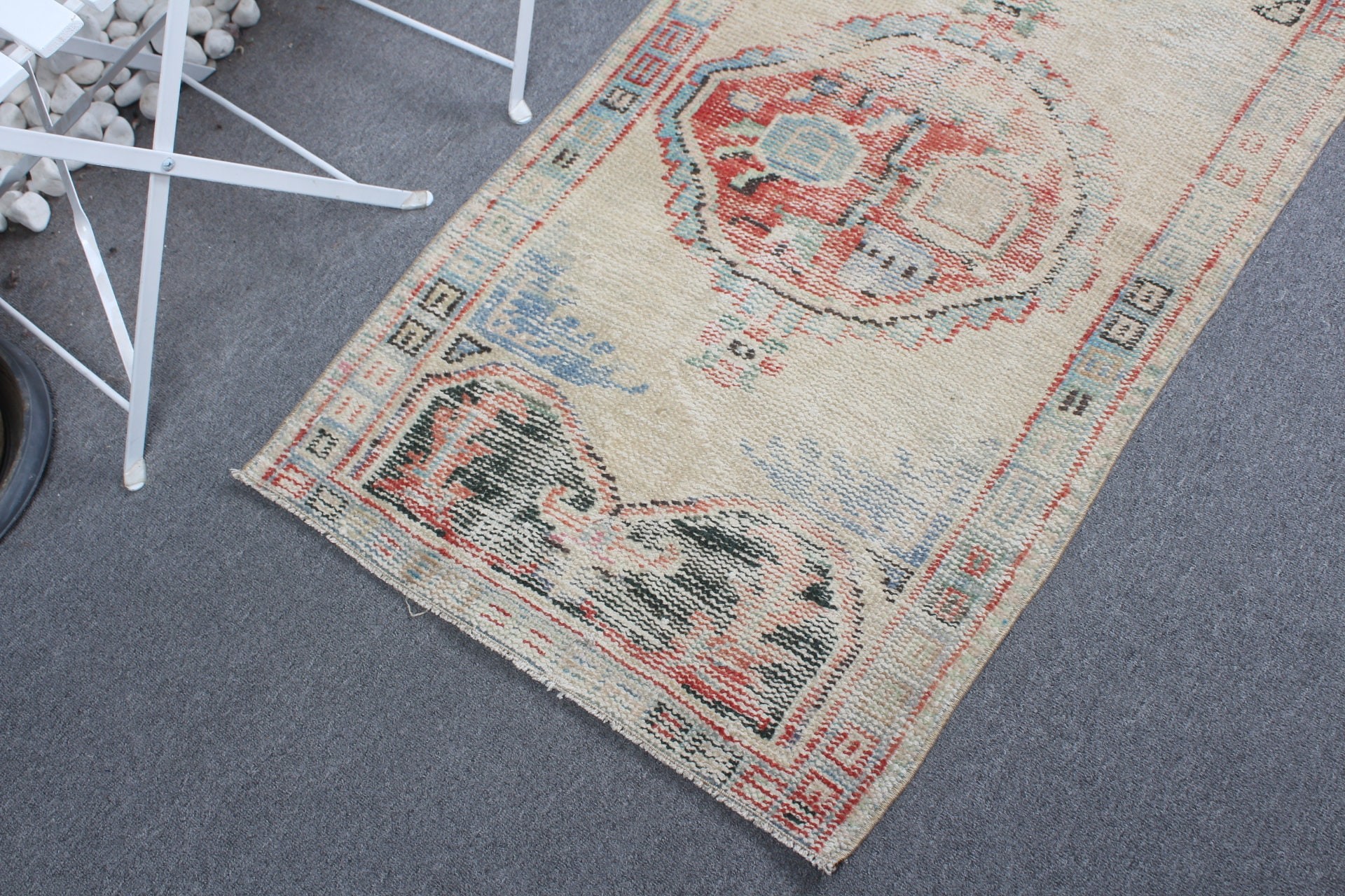 Turkish Rug, Car Mat Rugs, Vintage Rugs, Home Decor Rugs, Kitchen Rug, Antique Rugs, 2.3x4.1 ft Small Rugs, Wedding Rug, Beige Floor Rug