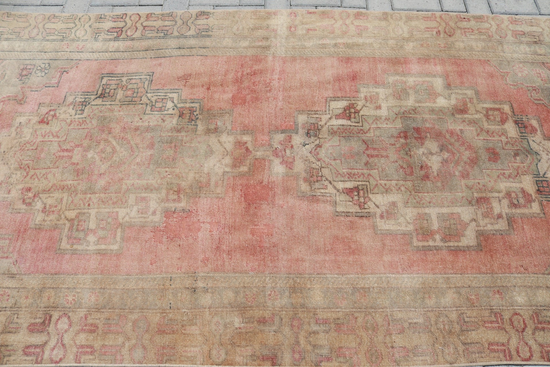 Living Room Rug, Vintage Rug, Salon Rug, Turkish Rug, Dorm Rug, Rugs for Dining Room, Moroccan Rugs, 4.3x10.7 ft Large Rugs, Oriental Rug