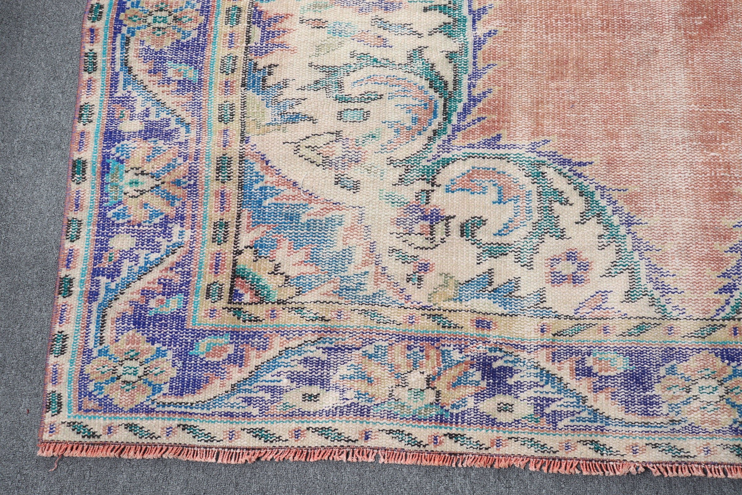 Living Room Rug, Vintage Rug, Rugs for Dining Room, Red  5.8x9.7 ft Large Rug, Turkish Rug, Bedroom Rugs