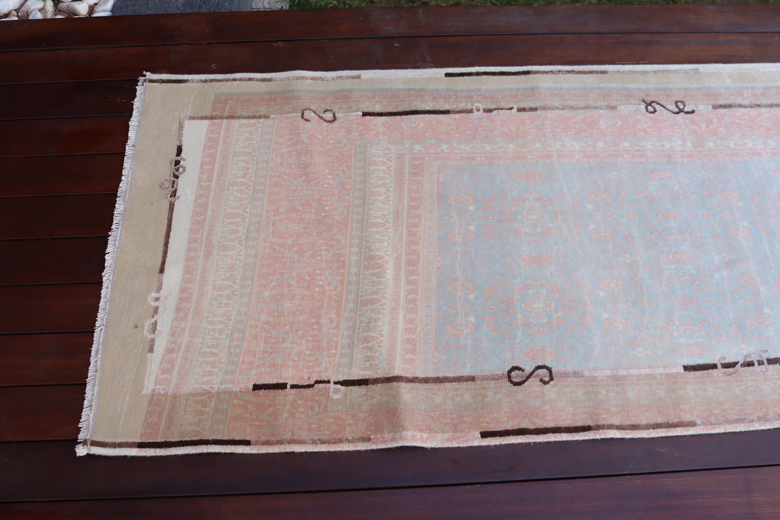 Vintage Halı, Lüks Halılar, Uzun Koşucu Halıları, Koridor Koşucu Halıları, Pembe Yatak Odası Halısı, 2.6x9.5 ft Koşucu Halısı, Mutfak Halıları, Türk Halısı