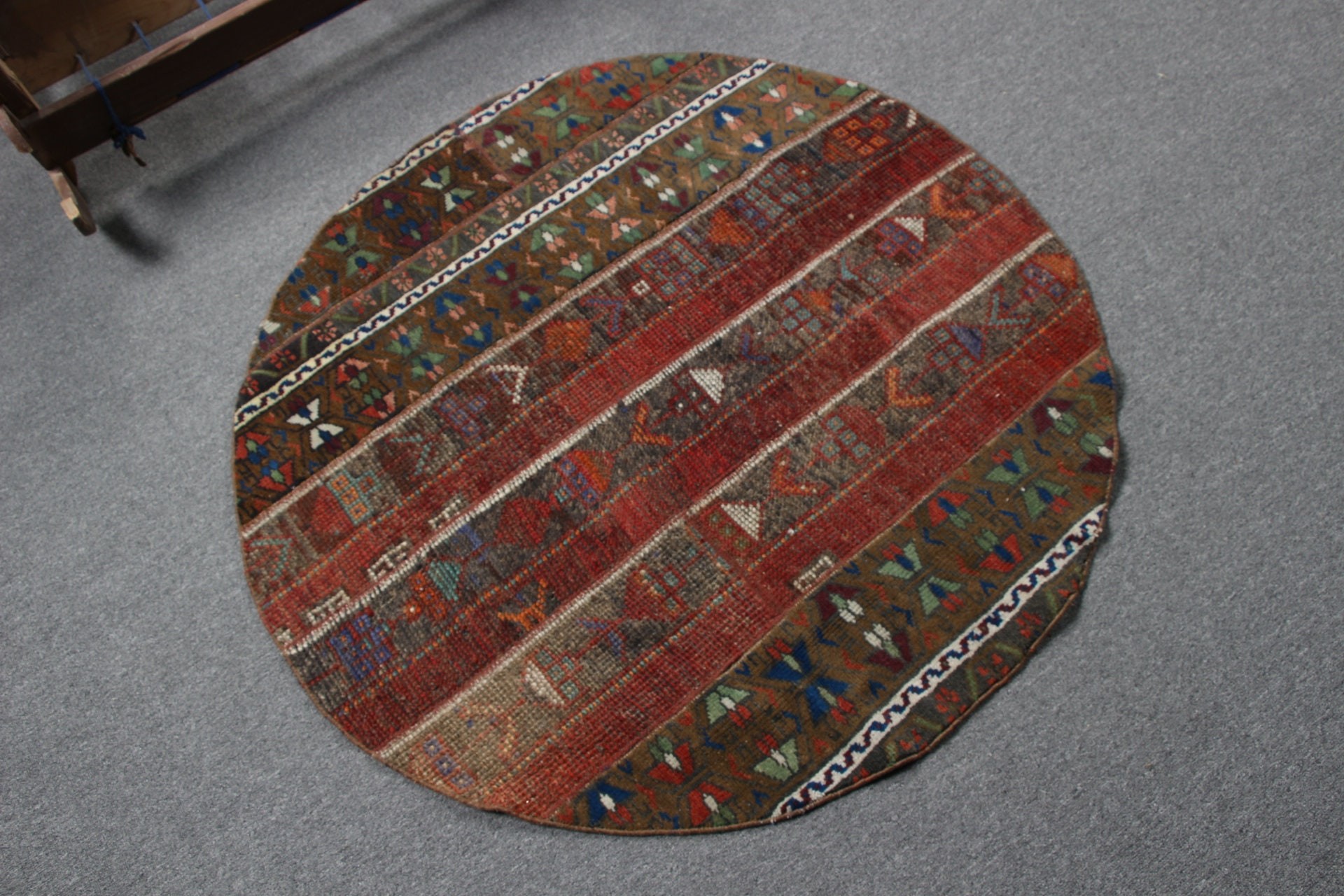 Türk Halı, 112x113 cm Küçük Halı, Antik Halı, Ev Halı, Mutfak Halı, Giriş Halı, Giriş Halı, Duvar Halı, Yeşil Uşak Halı, Duvar Halı