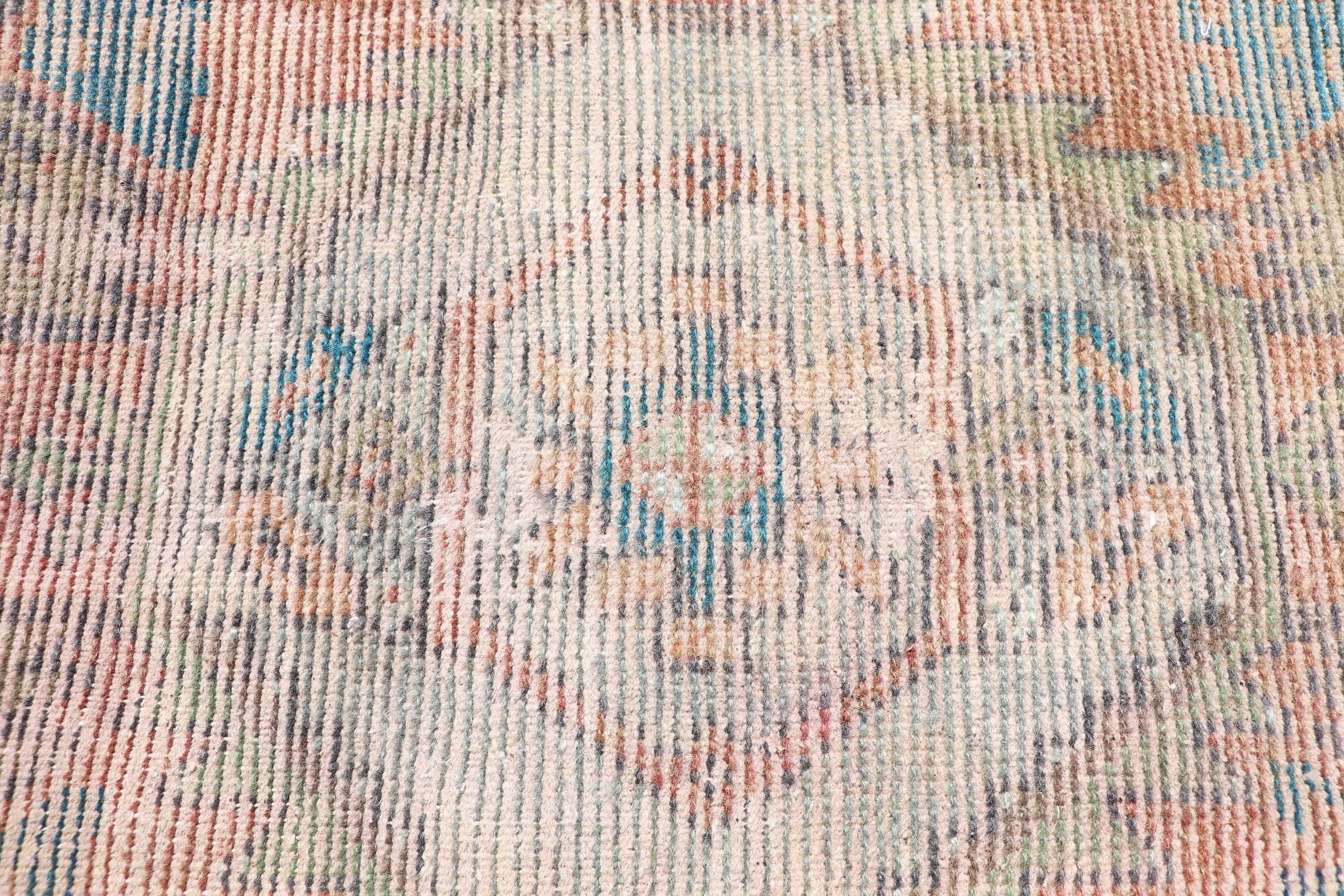 Vintage Rugs, 1.3x3 ft Small Rug, Orange Handwoven Rugs, Flatweave Rug, Office Rugs, Floor Rugs, Small Boho Rug, Nursery Rugs, Turkish Rug