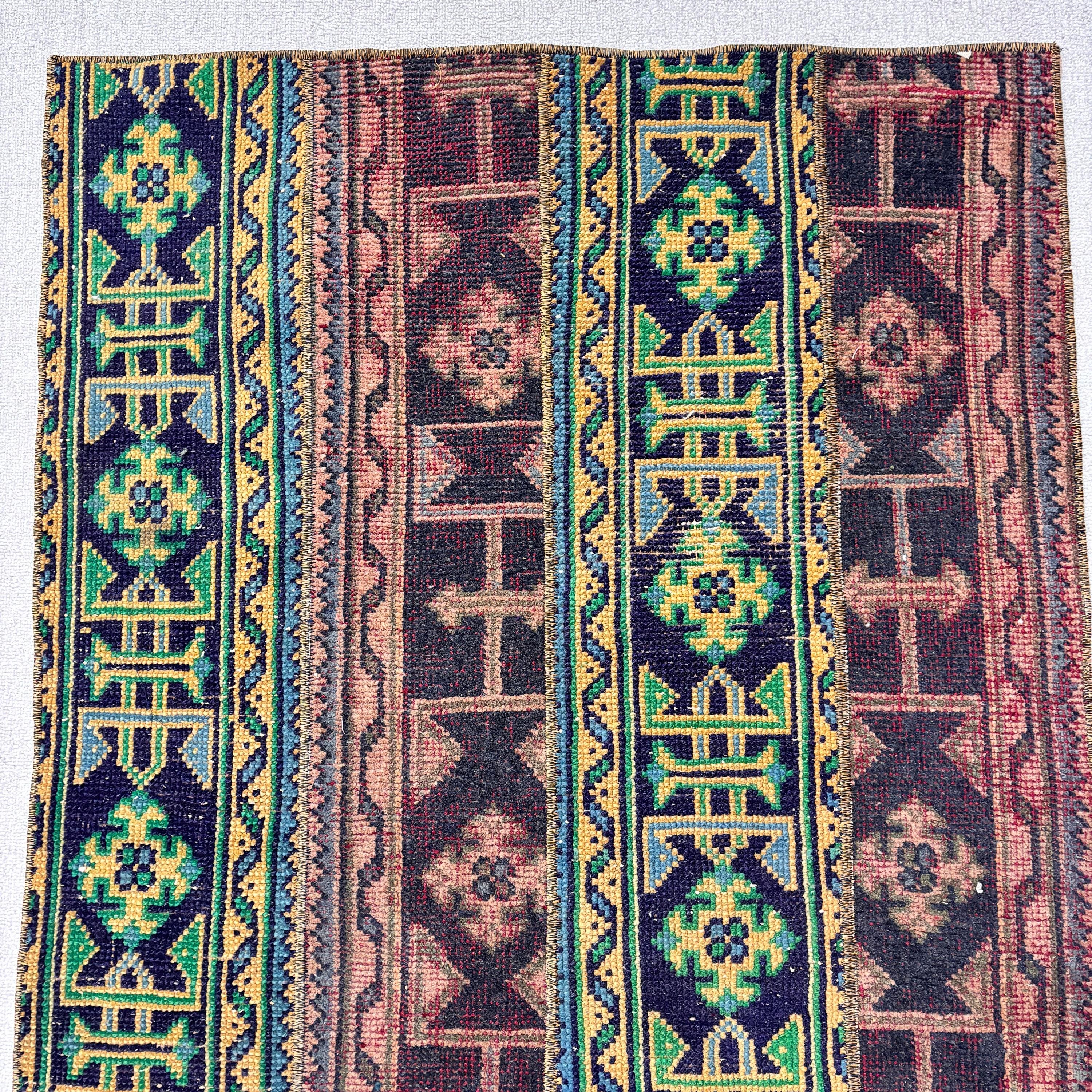 Kitchen Rug, Decorative Rugs, Moroccan Rugs, Turkish Rug, 3x5 ft Small Rug, Vintage Rug, Brown Anatolian Rugs, Floor Rugs, Small Area Rugs