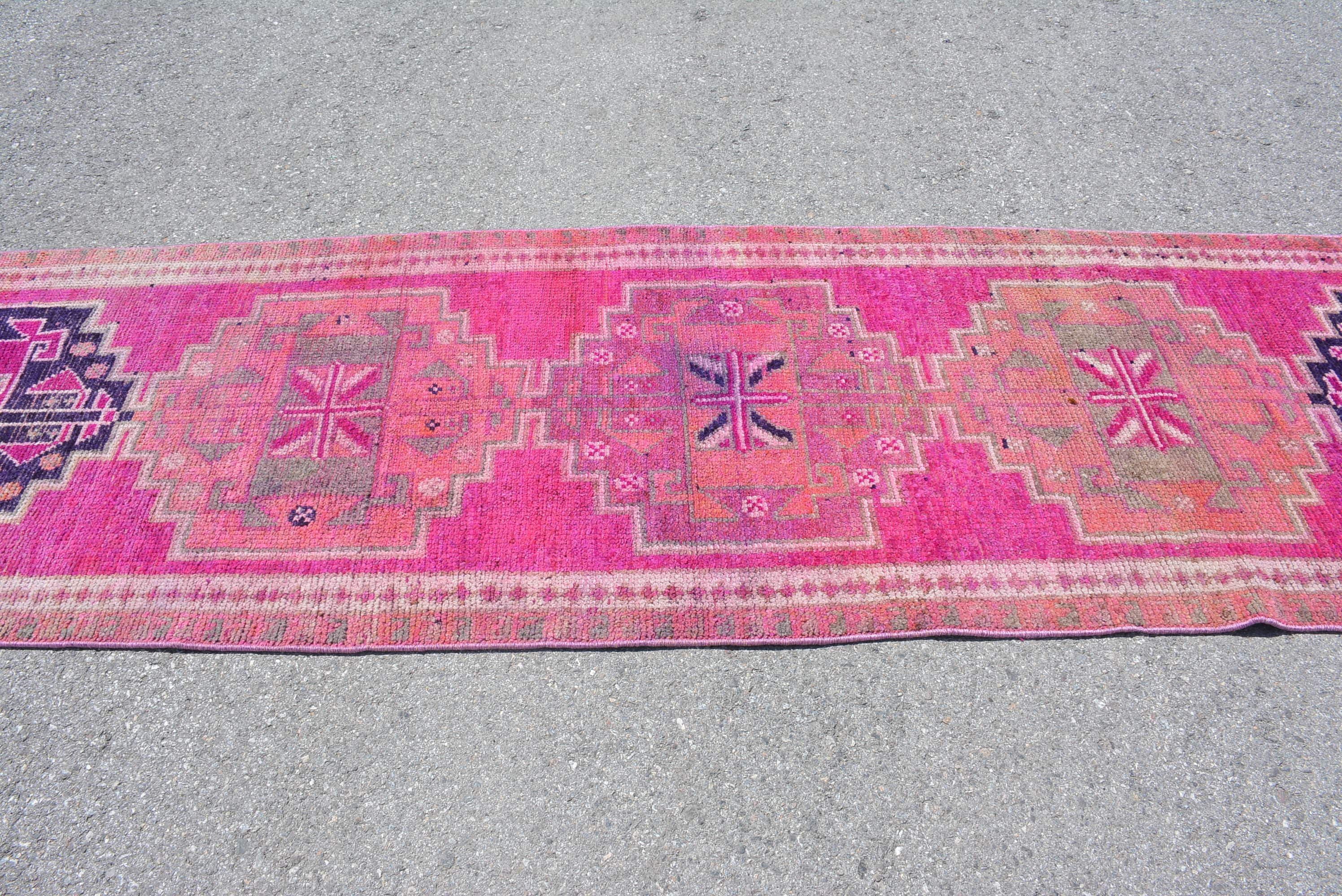 3.1x11.4 ft Runner Halı, Runner Halıları, Türk Halısı, Vintage Halı, Mutfak Halısı, Antika Halı, Anadolu Halıları, Türk Yolluk Halıları