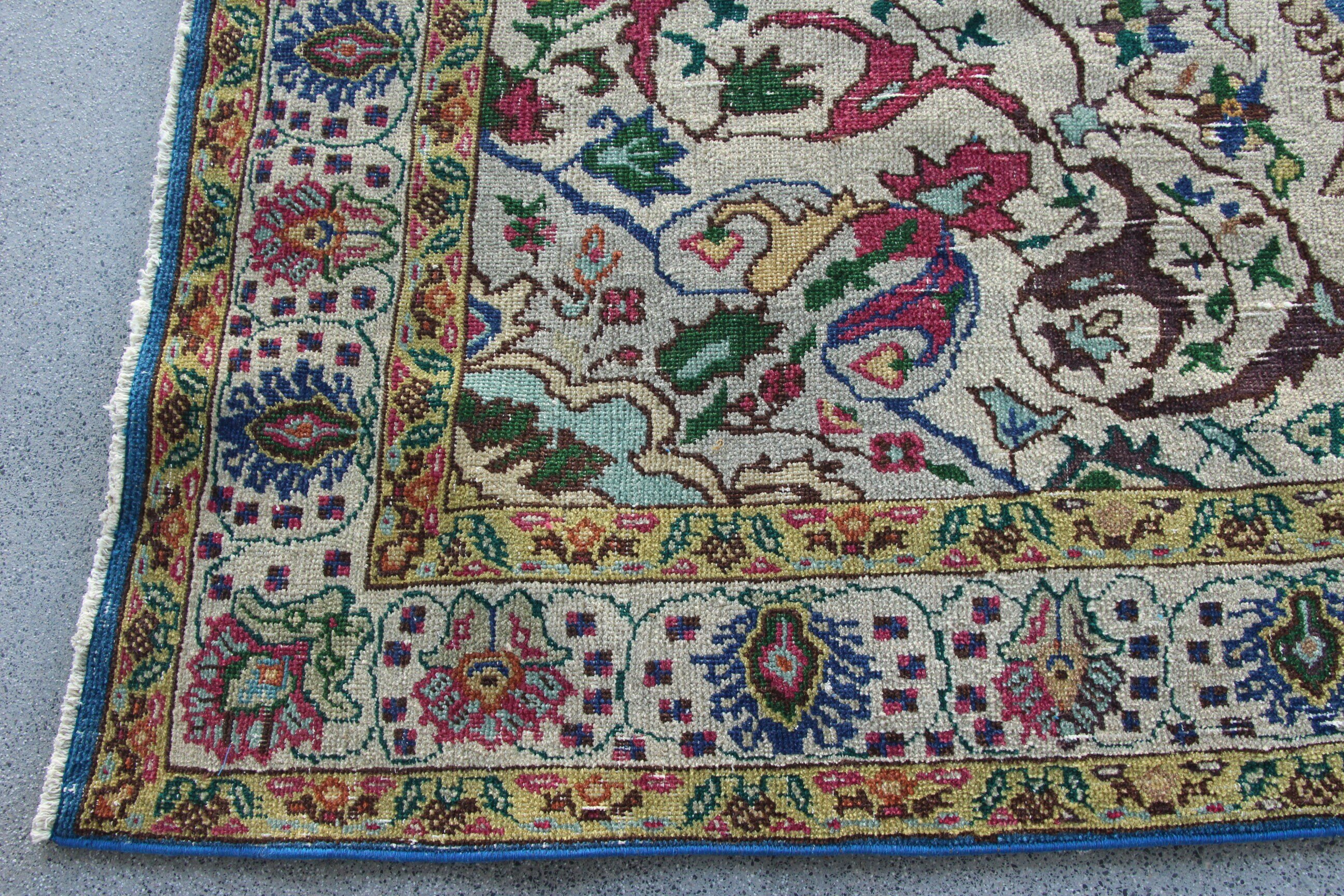 Yemek Odası Halısı, Boho Halısı, Vintage Halılar, Antika Halı, Salon Halısı, Düz Dokuma Halılar, Mavi 9.1x12.9 ft Büyük Boy Halı, Türk Halısı