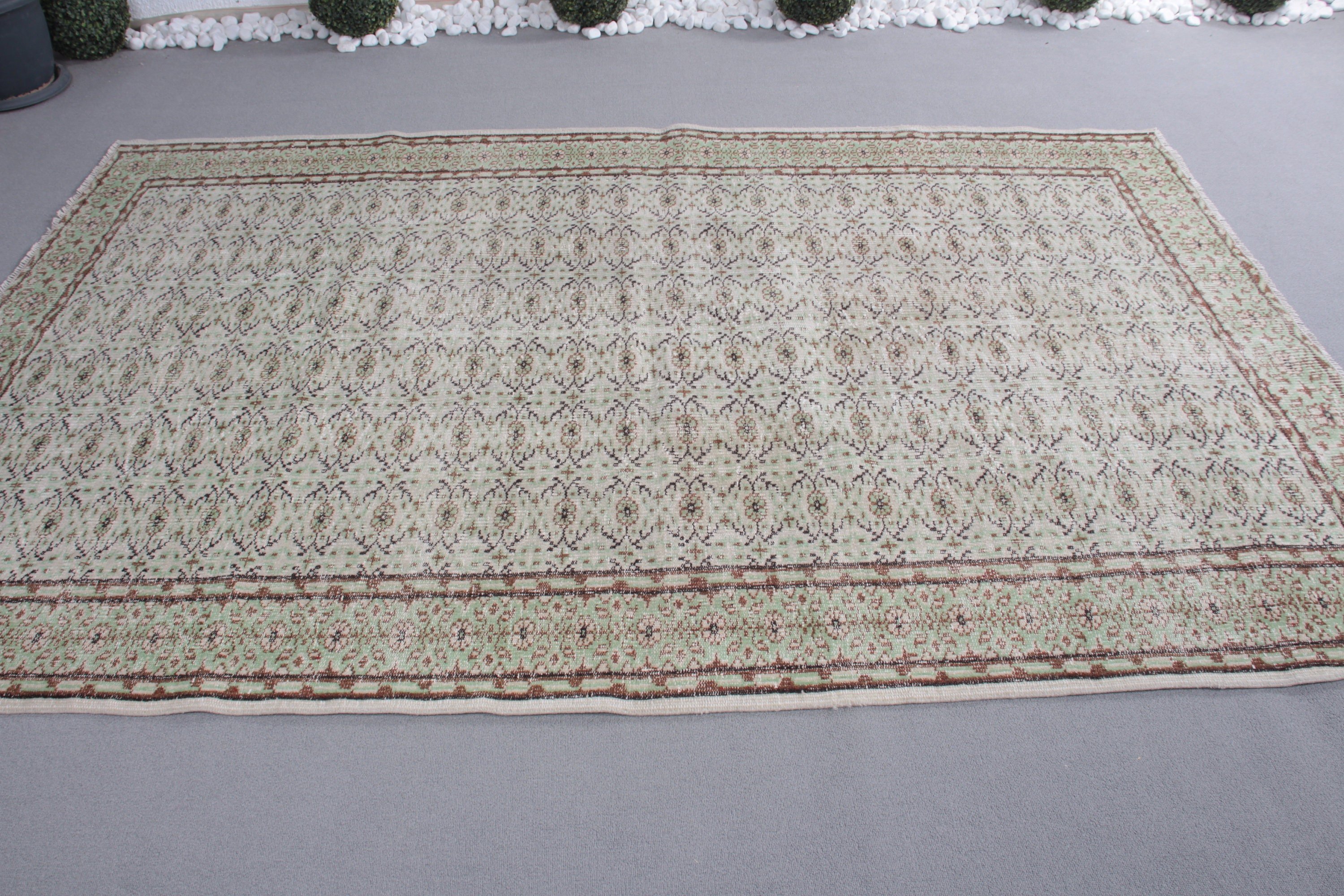 Flatweave Rugs, Anatolian Rug, Vintage Rugs, Dining Room Rugs, Beige Cool Rugs, Bedroom Rug, Antique Rug, Turkish Rug, 5.7x9 ft Large Rug