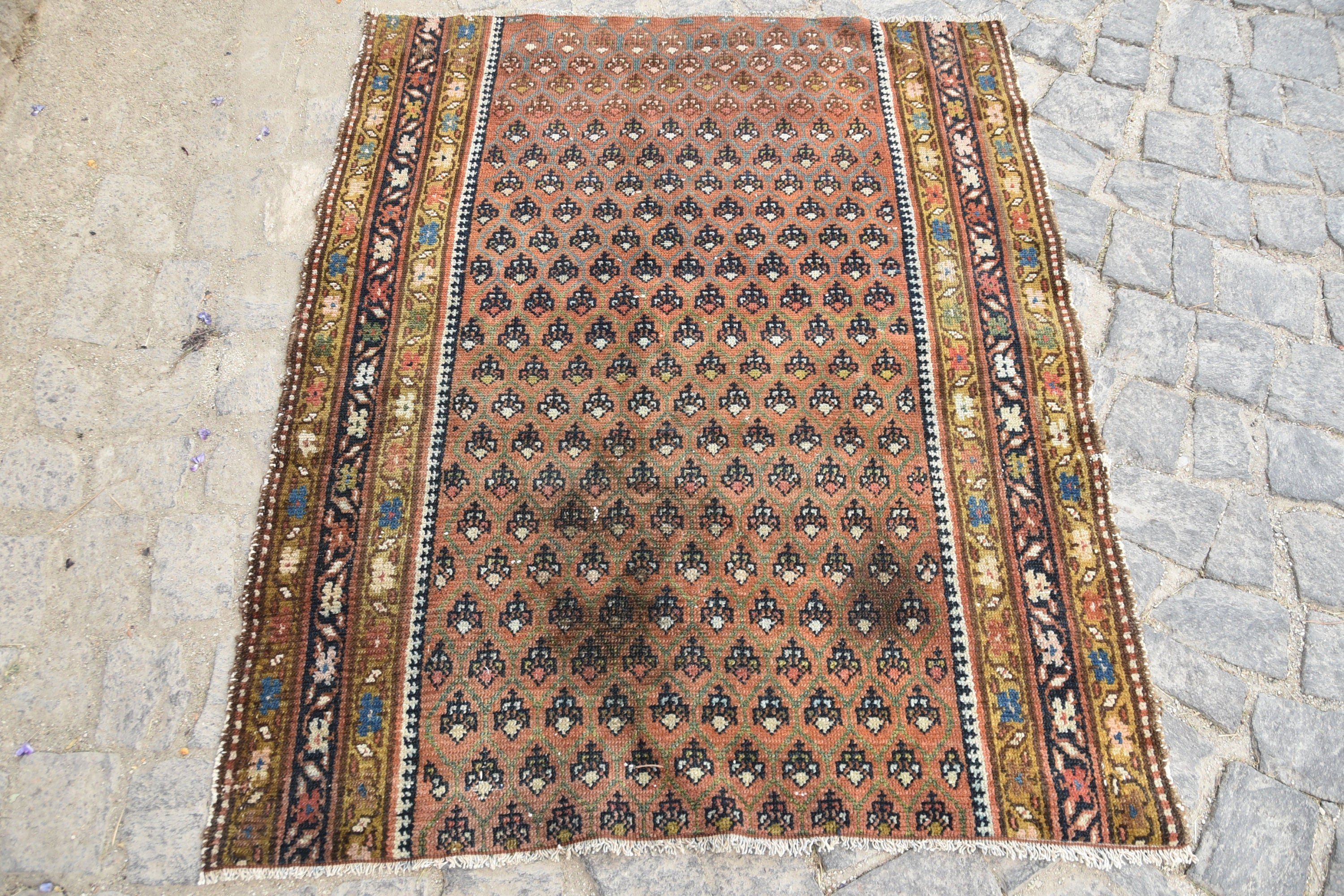 Mutfak Halıları, Türk Halısı, Giriş Halıları, Aztek Halısı, Fas Halısı, Vintage Halı, Mutfak Halısı, Ev Dekor Halısı, 3,5x4,3 ft Accent Halıları