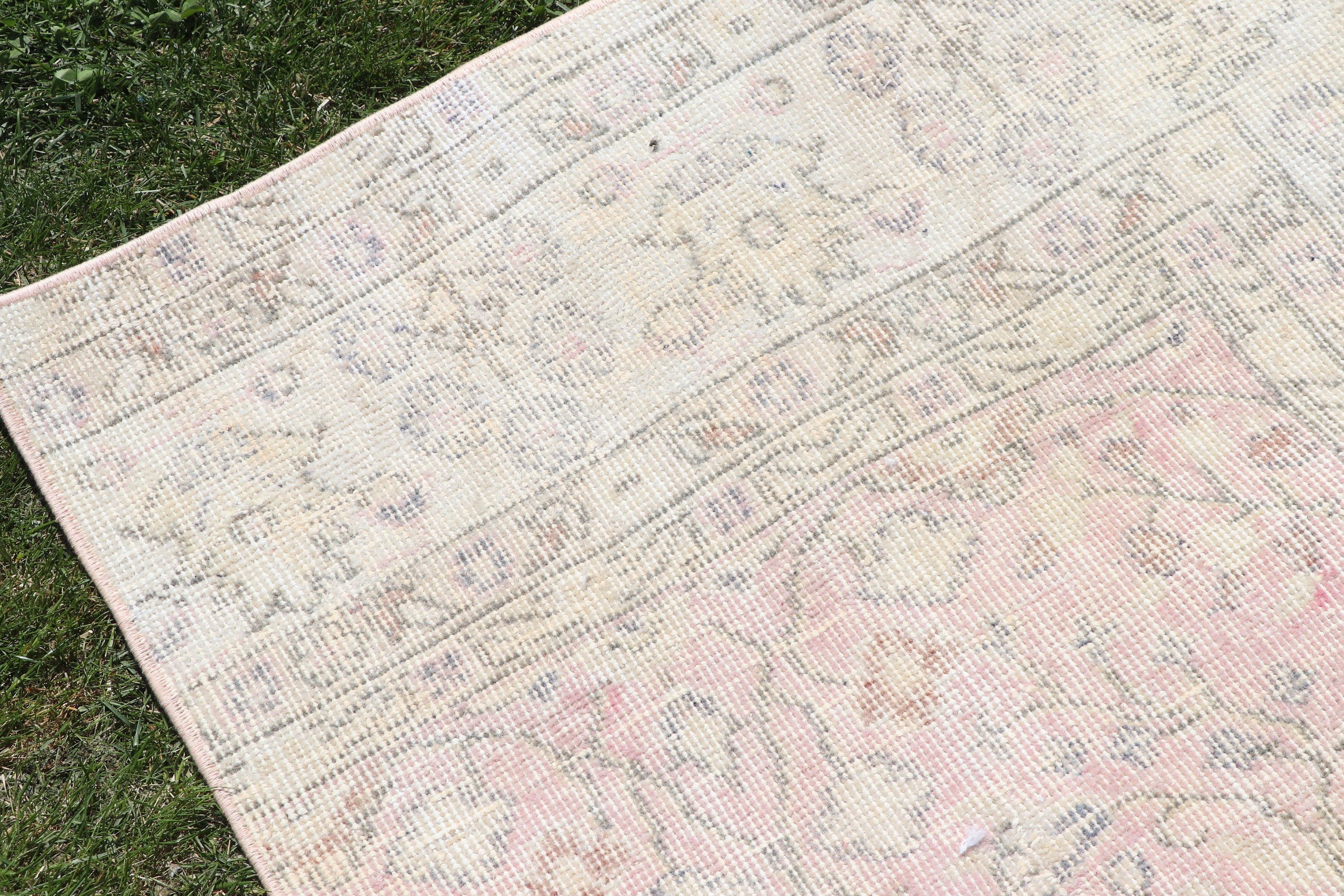 Home Decor Rugs, 2.7x5.6 ft Accent Rugs, Floor Rugs, Vintage Accent Rug, Vintage Rug, Nursery Rugs, Turkish Rug, Beige Bedroom Rug