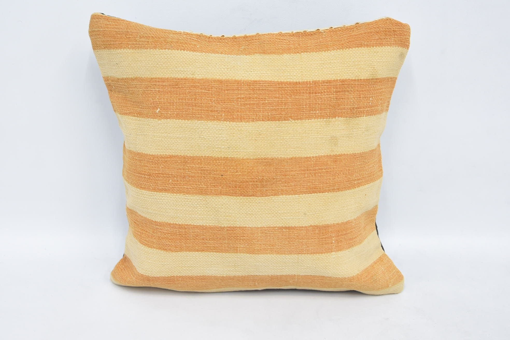 Garden Pillow, Vintage Kilim Throw Pillow, Kilim Rug Cushion, Turkish Kilim Pillow, 12"x12" Beige Cushion, Kilim Pillow Cover