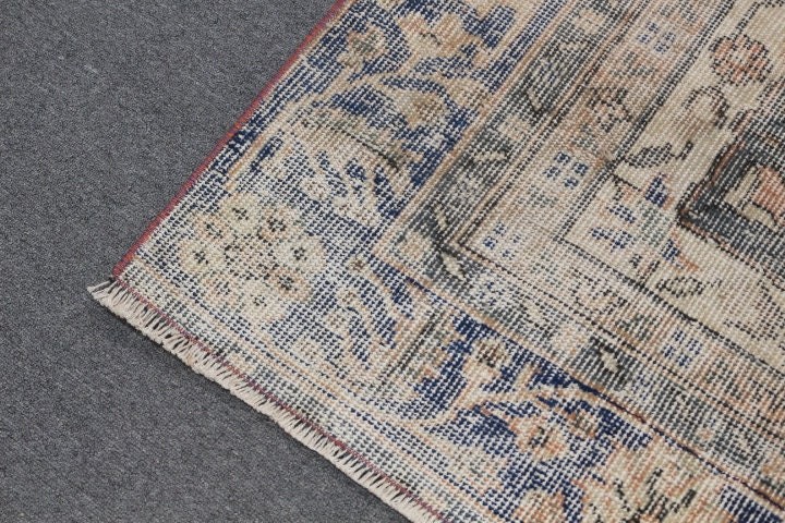 6.1x9.4 ft Büyük Halı, Salon Halıları, Etnik Halı, Yemek Odası Halısı, Vintage Halı, Yatak Odası Halısı, Turuncu Fas Halısı, Türk Halıları, Havalı Halılar