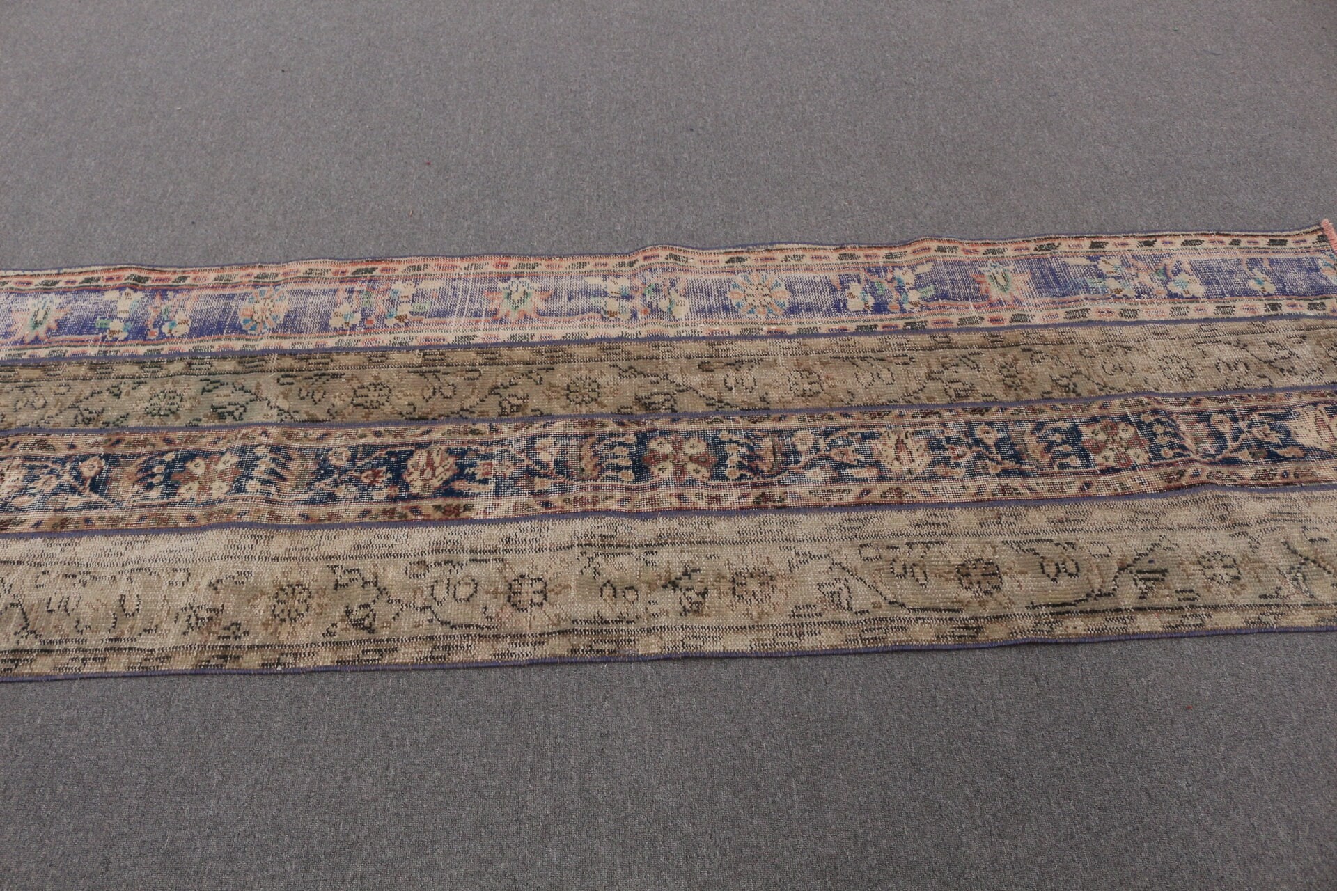 Turkish Rug, 2.9x8.7 ft Runner Rug, Brown Anatolian Rug, Stair Rug, Rugs for Hallway, Antique Rug, Hallway Rug, Floor Rug, Vintage Rug