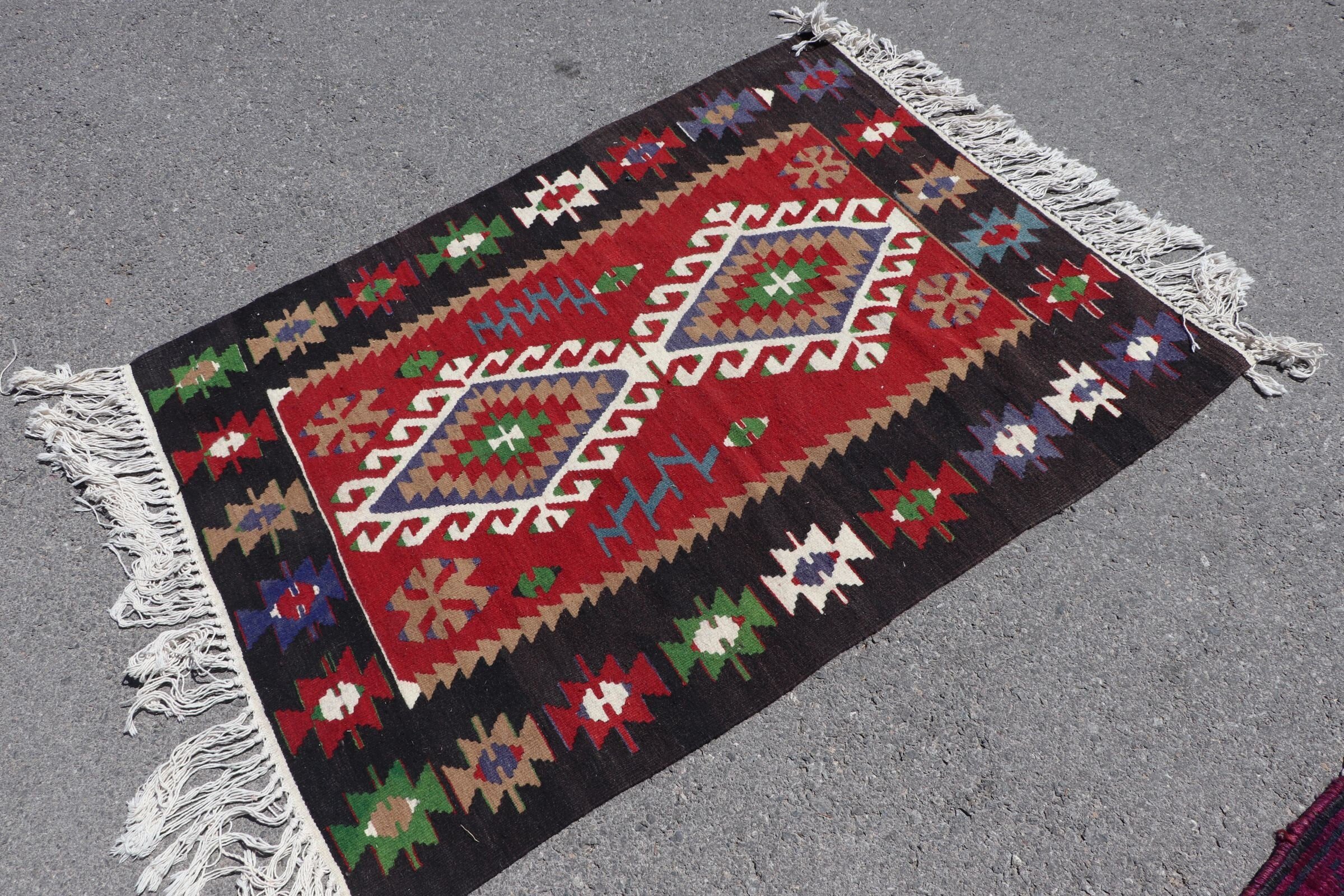 Oryantal Halılar, Kırmızı Antika Halı, Vintage Halı, Türk Halıları, Yatak Odası Halısı, Kilim, Mutfak Halısı, Yer Halısı, Yün Halılar, 3,4x4,6 ft Accent Halı