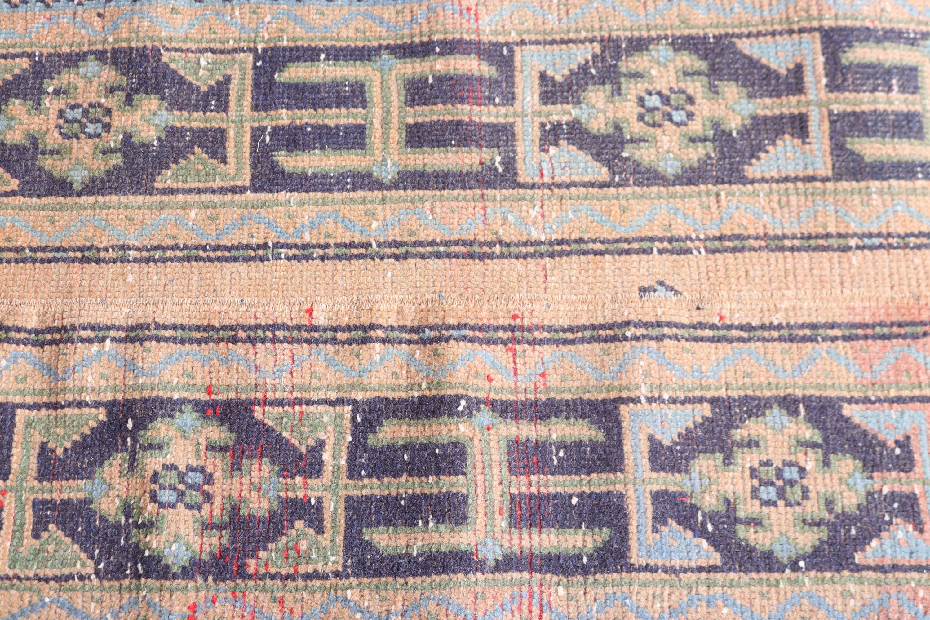 Türk Halıları, 1.9x10.8 ft Yolluk Halısı, Estetik Halılar, Yer Halısı, Lüks Halılar, Düz Dokuma Halılar, Vintage Halı, Turuncu Mutfak Halısı, Koridor Halıları