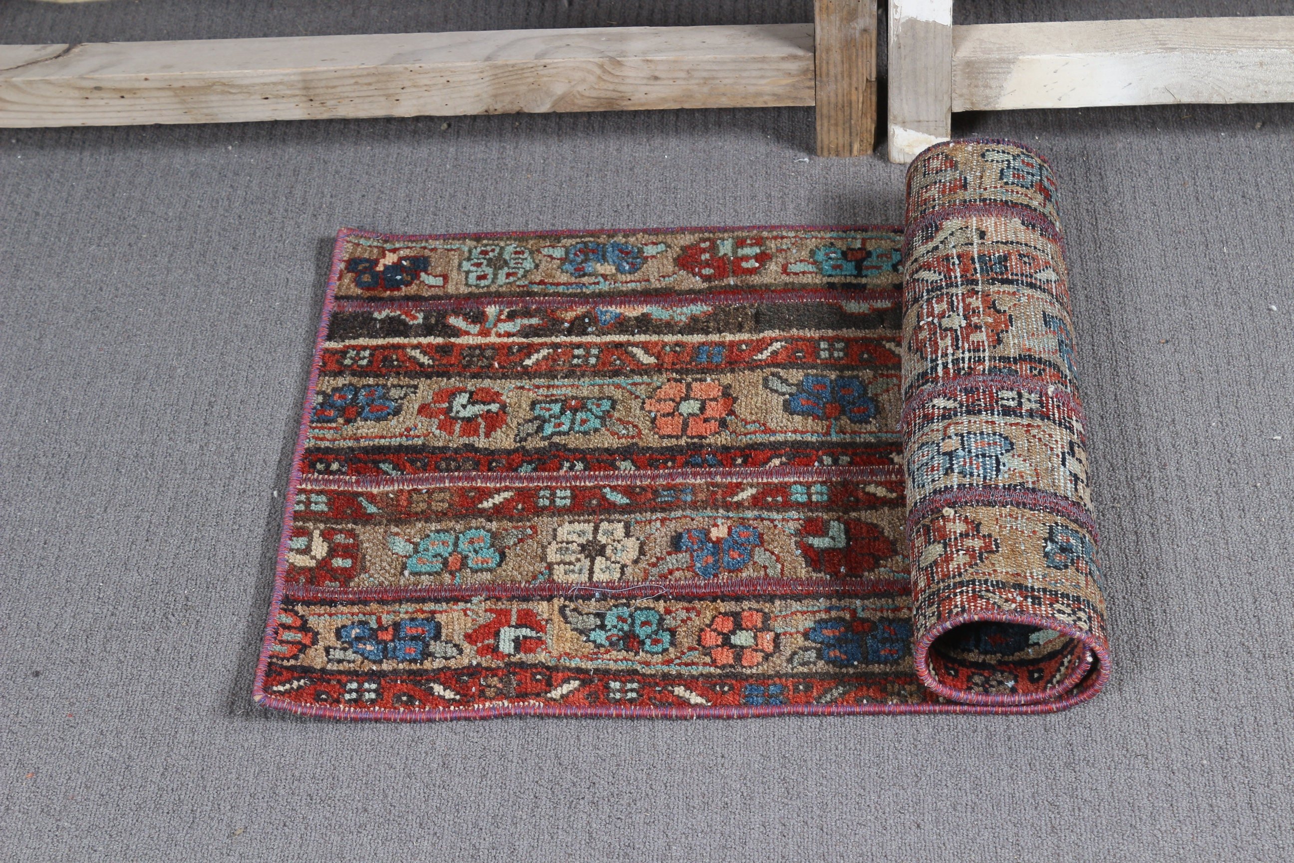 Bath Rug, Turkish Rug, Wall Hanging Rug, Dorm Rug, Vintage Rugs, Oriental Rug, Home Decor Rug, Beige Antique Rugs, 1.6x2.6 ft Small Rug