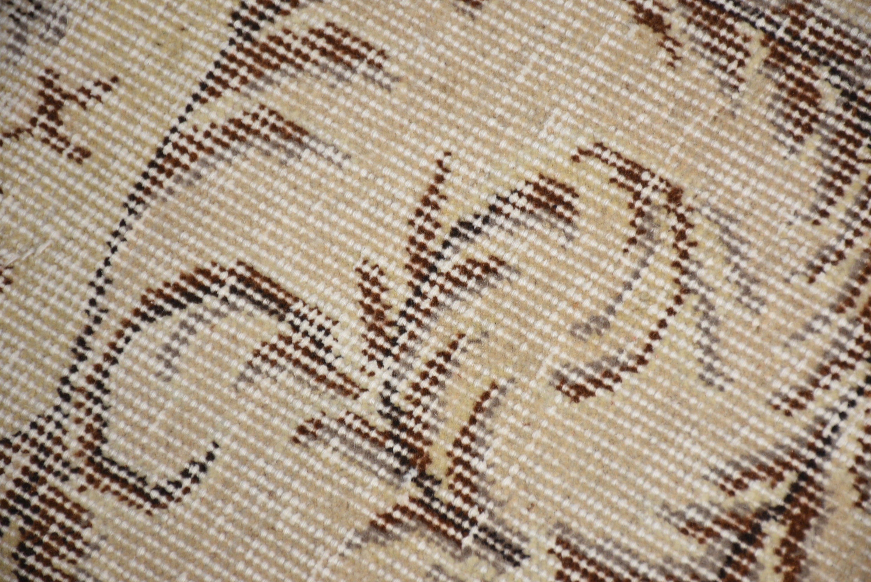 Kitchen Rugs, Beige Anatolian Rug, Stair Rug, Rugs for Corridor, Vintage Rugs, Cool Rug, 2x8.3 ft Runner Rug, Turkish Rug
