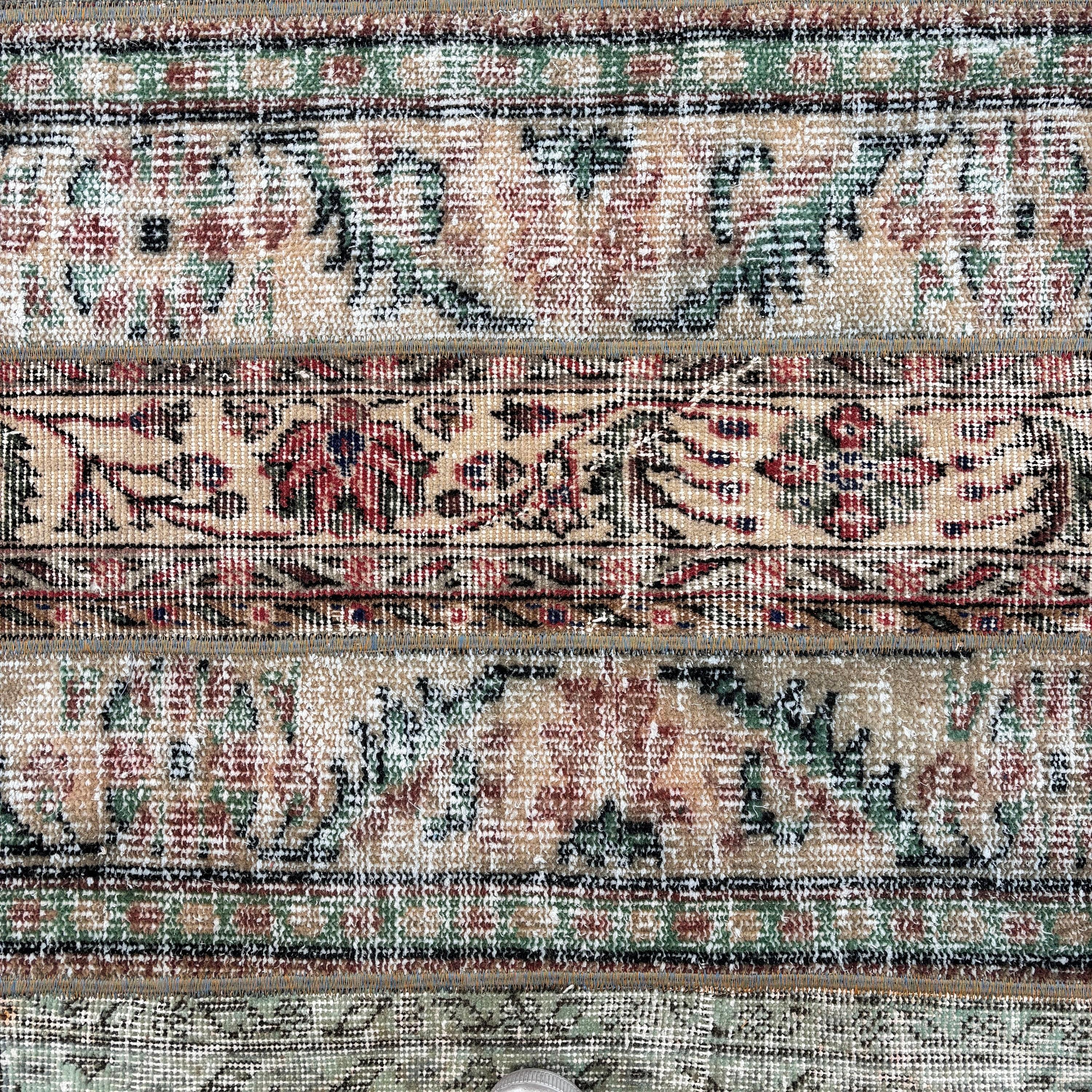 El Dokuma Halılar, Türk Halısı, Vintage Halılar, 2.3x3.1 ft Küçük Halı, Yatak Odası Halısı, Modern Halılar, Yeşil Düz Dokuma Halılar, Duvara Asılı Halılar