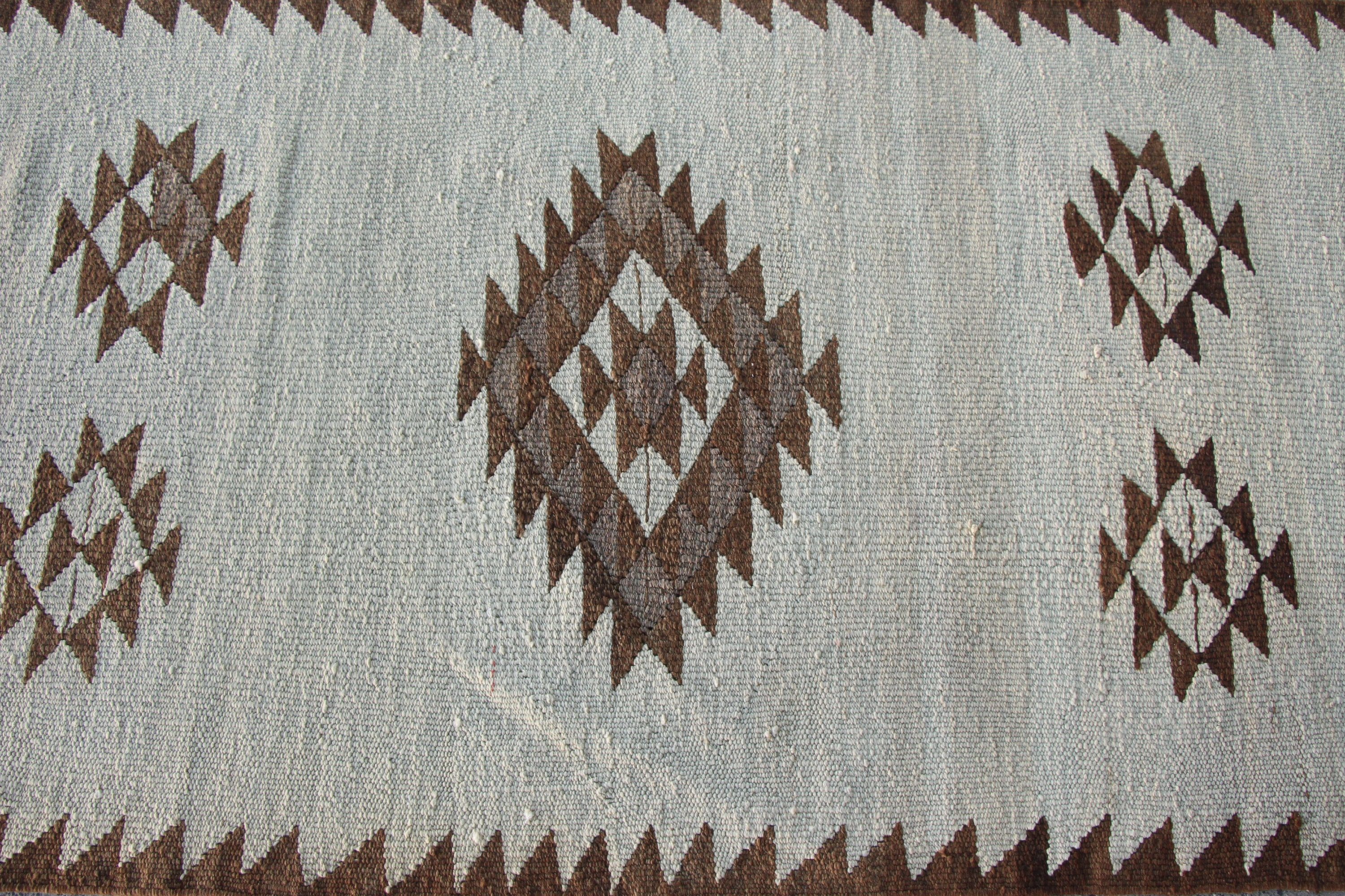 Cute Rug, Kilim, Beige Oushak Rugs, 2.7x11.2 ft Runner Rugs, Home Decor Rugs, Turkish Rug, Corridor Rugs, Vintage Rug