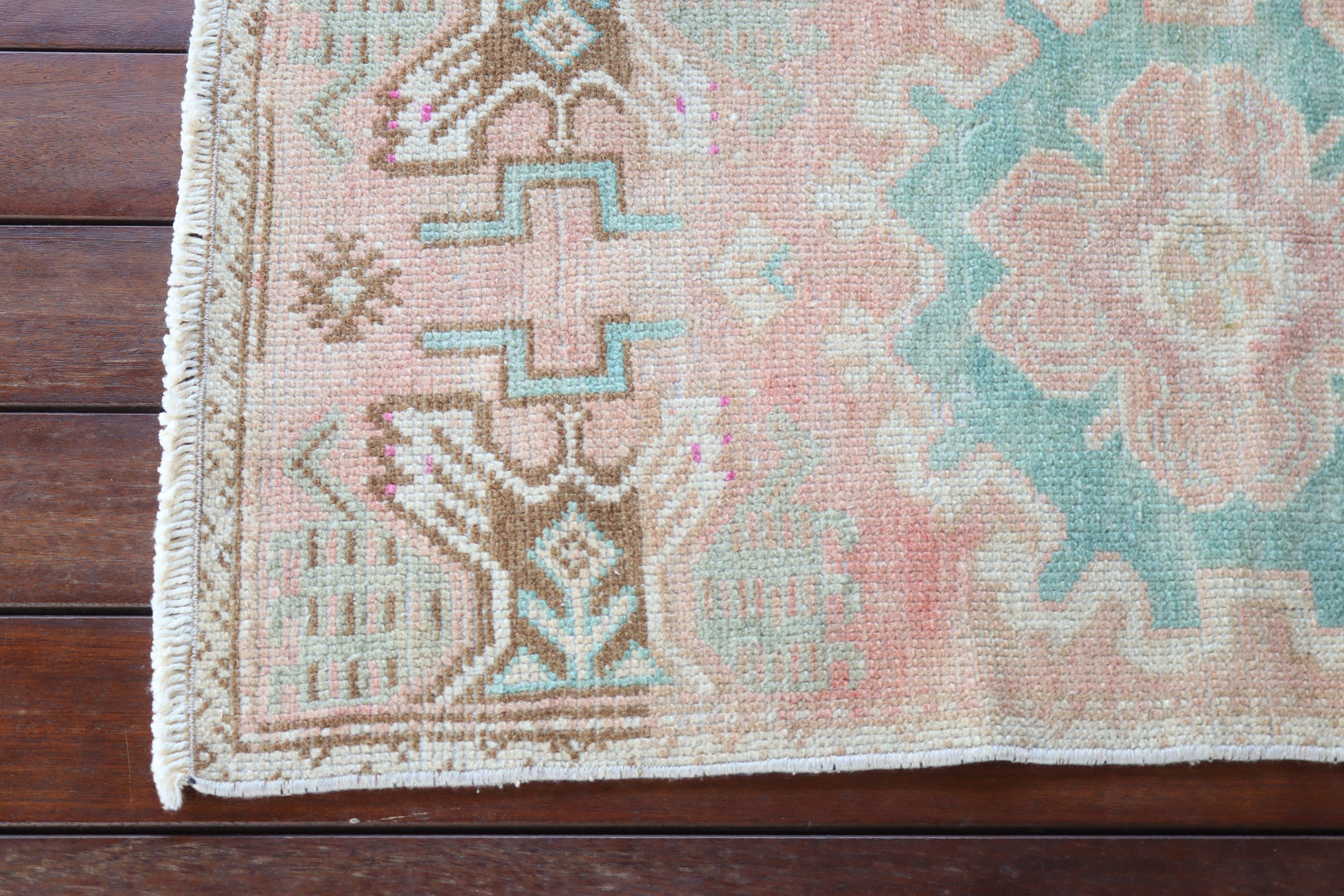 Vintage Rug, Boho Rug, Modern Rug, Turkish Rugs, Beige Cool Rug, Floor Rugs, Bathroom Rug, Nursery Rug, Rugs for Bath, 1.5x3 ft Small Rugs