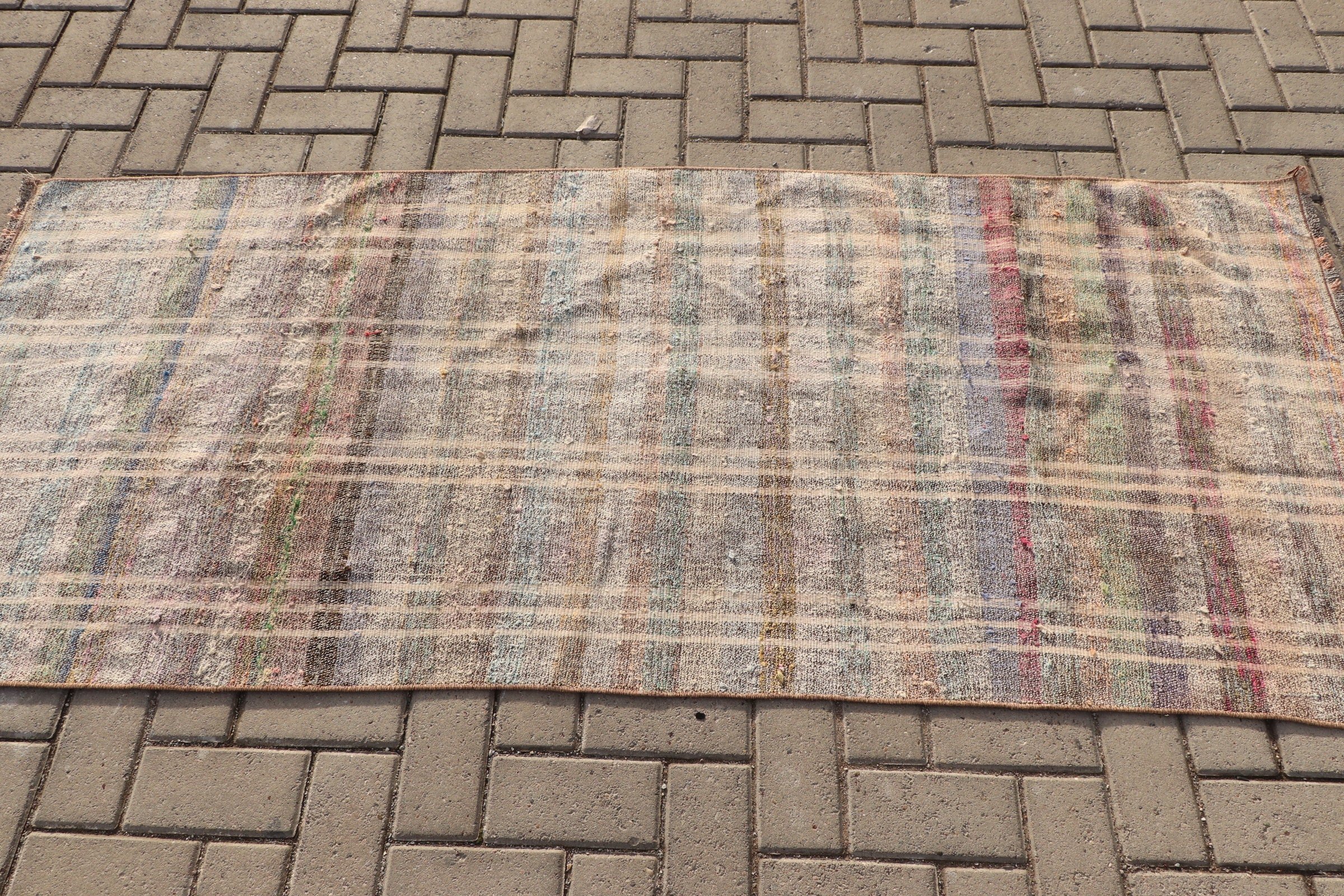 Vintage Halılar, Kilim, Sanat Halısı, Çocuk Halısı, Yatak Odası Halısı, Türk Halısı, Bej 2.8x6.5 ft Accent Halıları, Mutfak Halısı, Anadolu Halısı