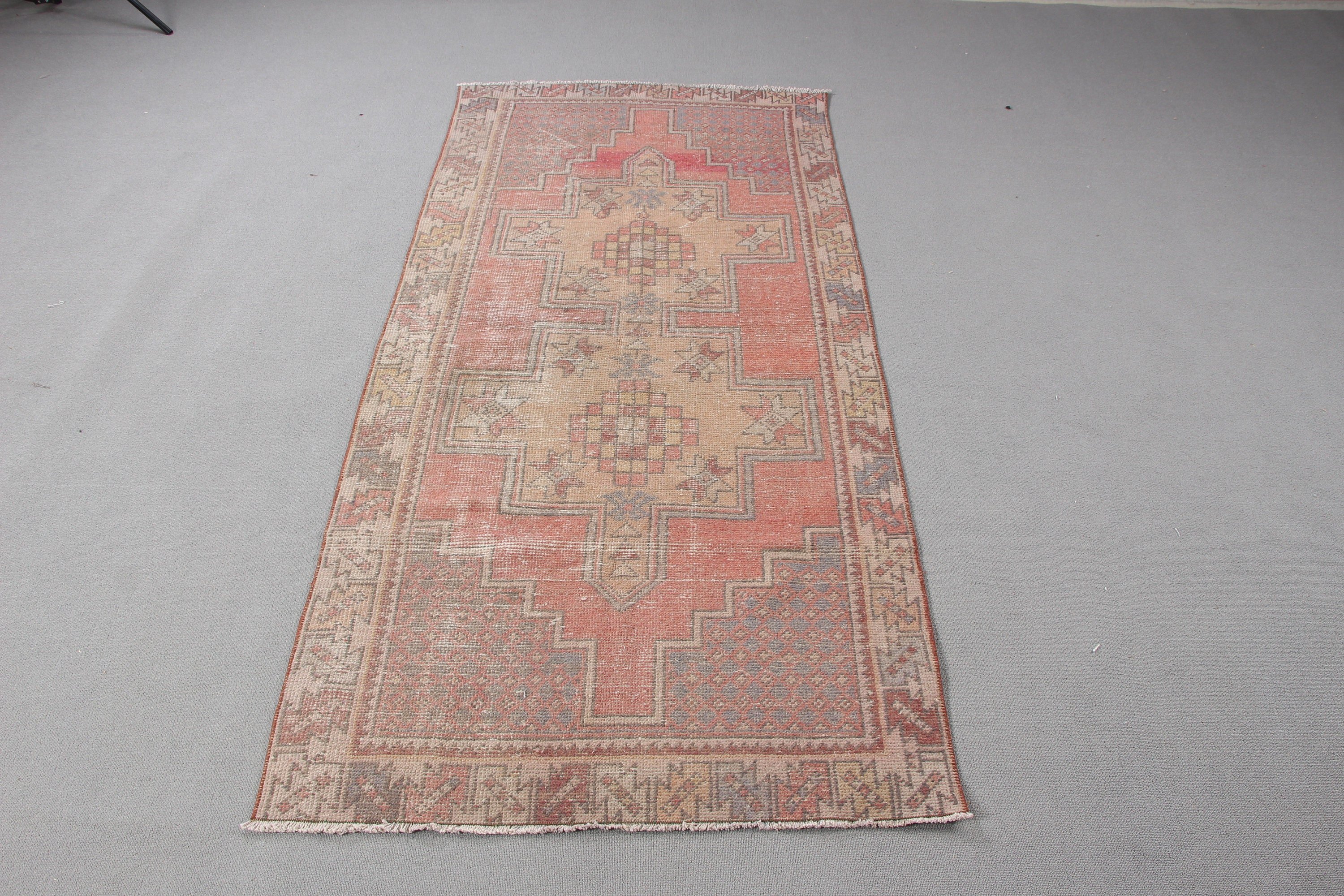 Turkish Rugs, Indoor Rugs, Rugs for Indoor, Vintage Rugs, Green Bedroom Rugs, Kitchen Rugs, Ethnic Rug, Oriental Rugs, 3.4x7.5 ft Area Rugs