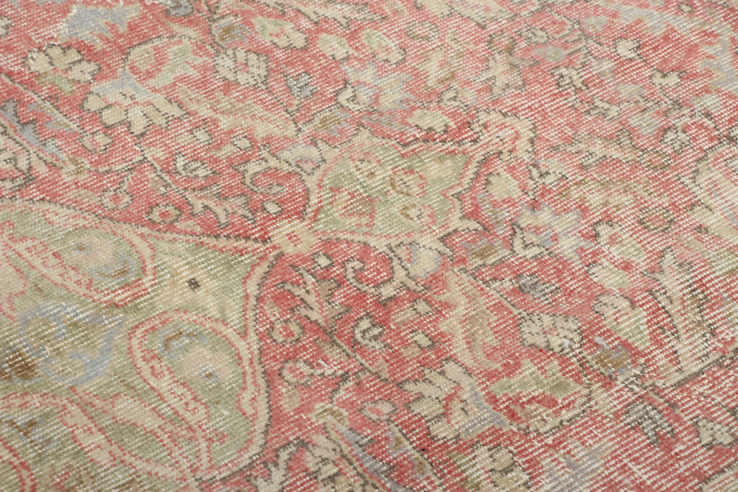 Türk Halısı, Oturma Odası Halısı, Pembe Mutfak Halısı, Mutfak Halıları, 5.4x7.9 ft Büyük Halı, El Yapımı Halı, Vintage Halılar, Salon Halıları, Ev Dekor Halıları