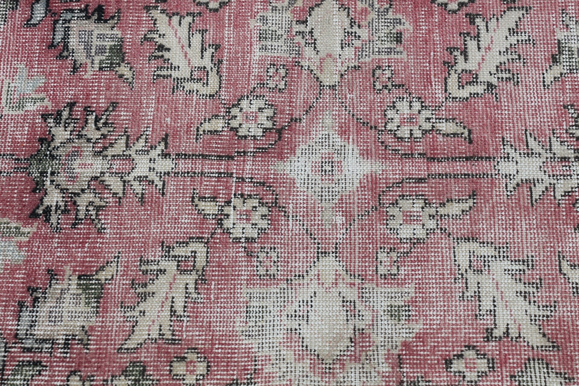 Vintage Rug, Custom Rug, 2.1x5.2 ft Small Rug, Entry Rugs, Moroccan Rugs, Wall Hanging Rug, Pink Floor Rugs, Turkish Rug