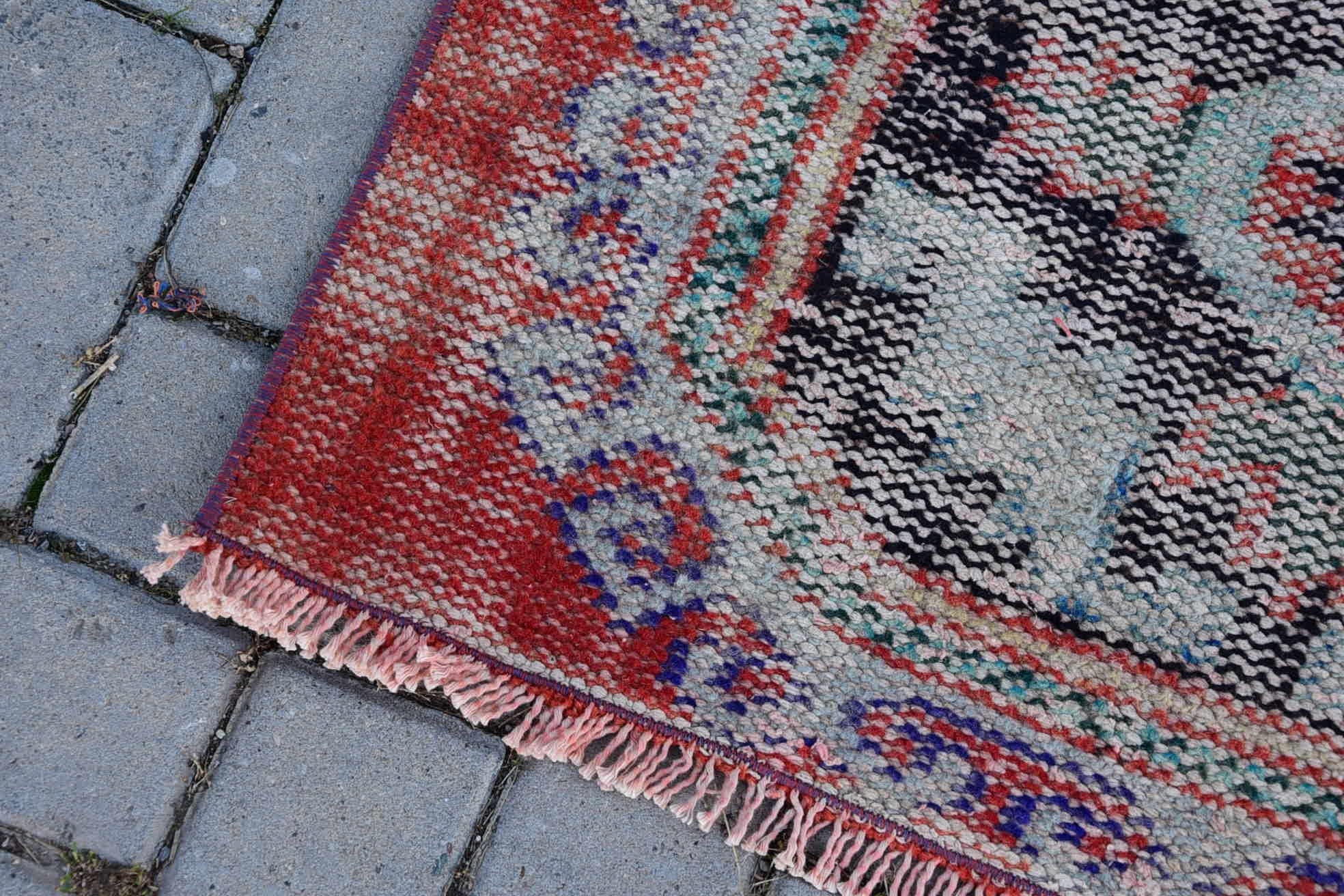 2.4x6 ft Runner Halı, Vintage Halı, Mutfak Halısı, Koridor Halısı, Türk Halısı, Retro Halı, Kabile Türk Halısı Halıları, Koridor Halıları, Oushak Halısı