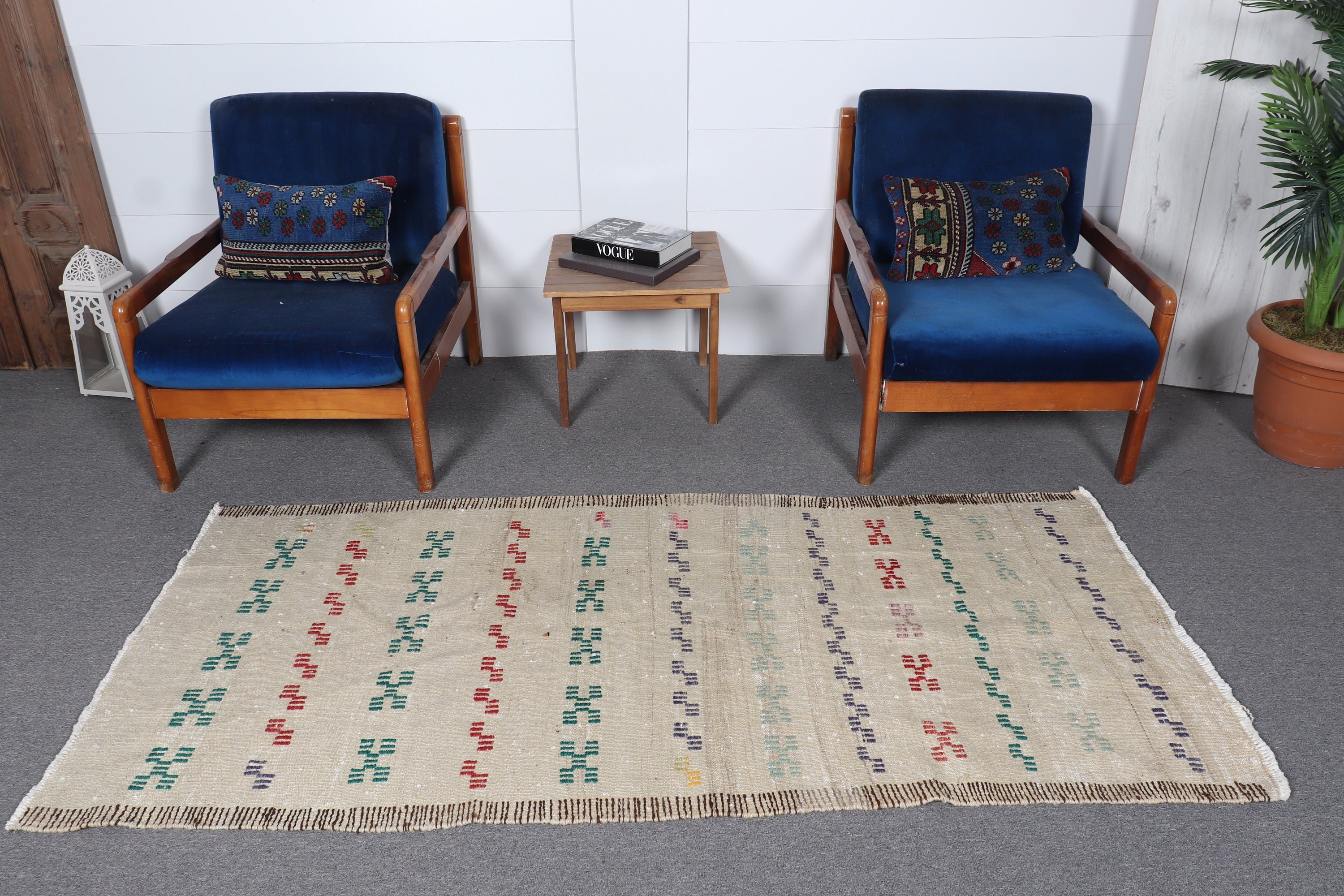 Mutfak Halıları, Vintage Halı, Ev Dekorasyonu Halıları, Estetik Halılar, Bej Yatak Odası Halıları, Giriş Halıları, Kilim, 3.2x6.8 ft Accent Halılar, Türk Halısı