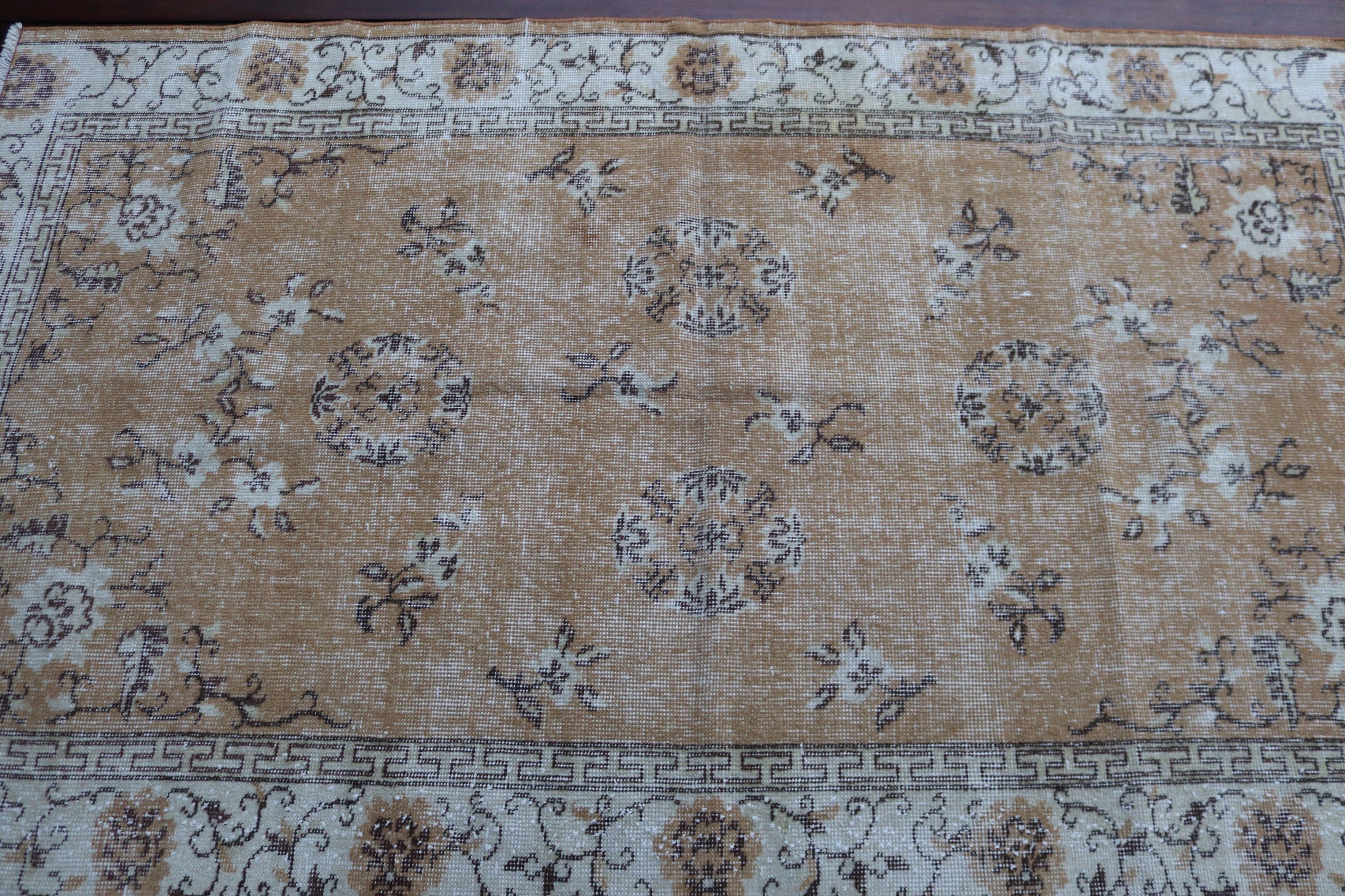 El Dokuma Halılar, Turuncu Fas Halısı, Vintage Halı, 3,8x6,2 ft Aksan Halısı, Boho Halıları, Türk Halıları, Mutfak Halısı, Çocuk Halıları, El Yapımı Halılar