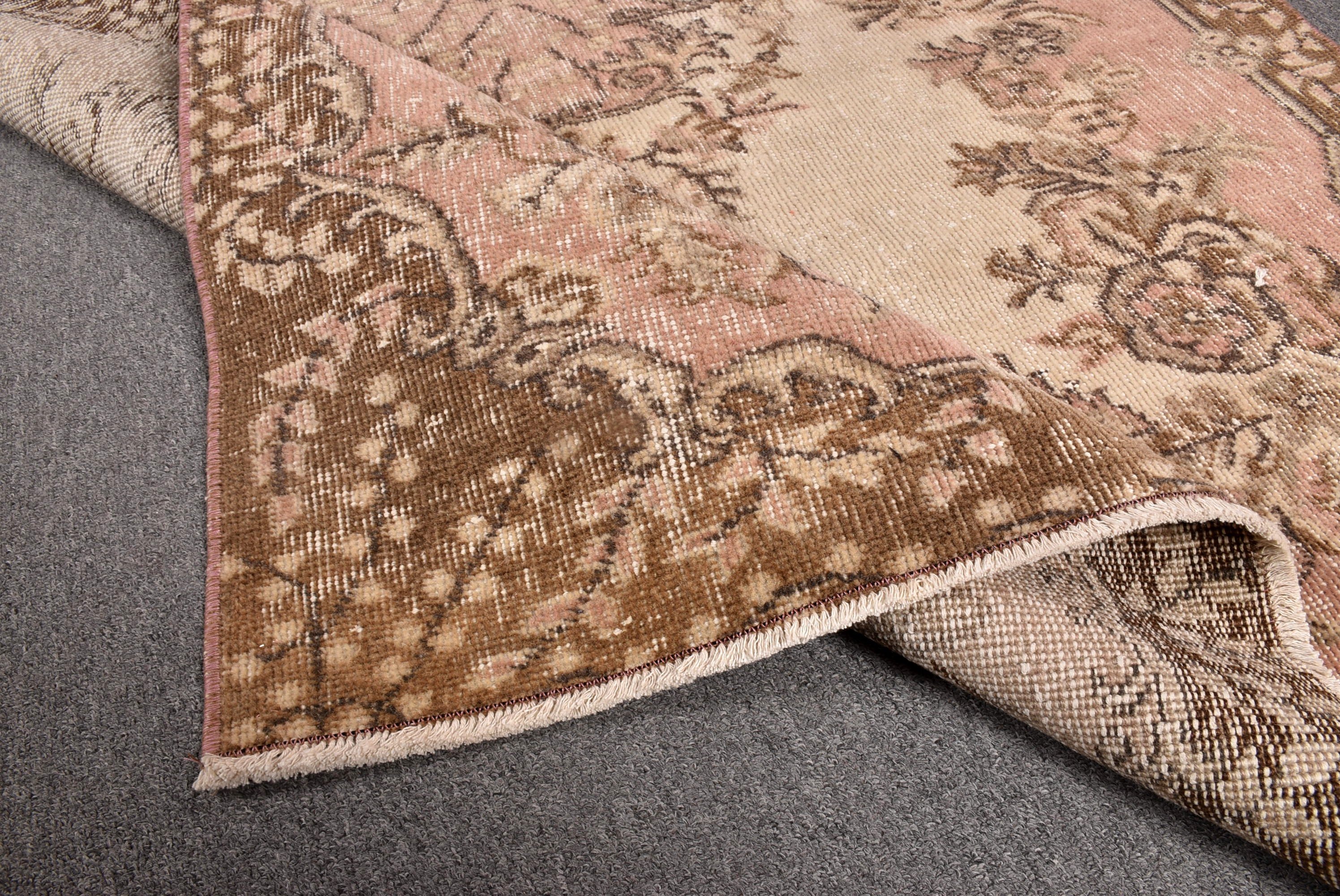 Neutral Rug, Office Rugs, Nursery Rugs, Vintage Rugs, 3.7x6.1 ft Accent Rugs, Boho Rugs, Beige Kitchen Rugs, Turkish Rug, Rugs for Bedroom