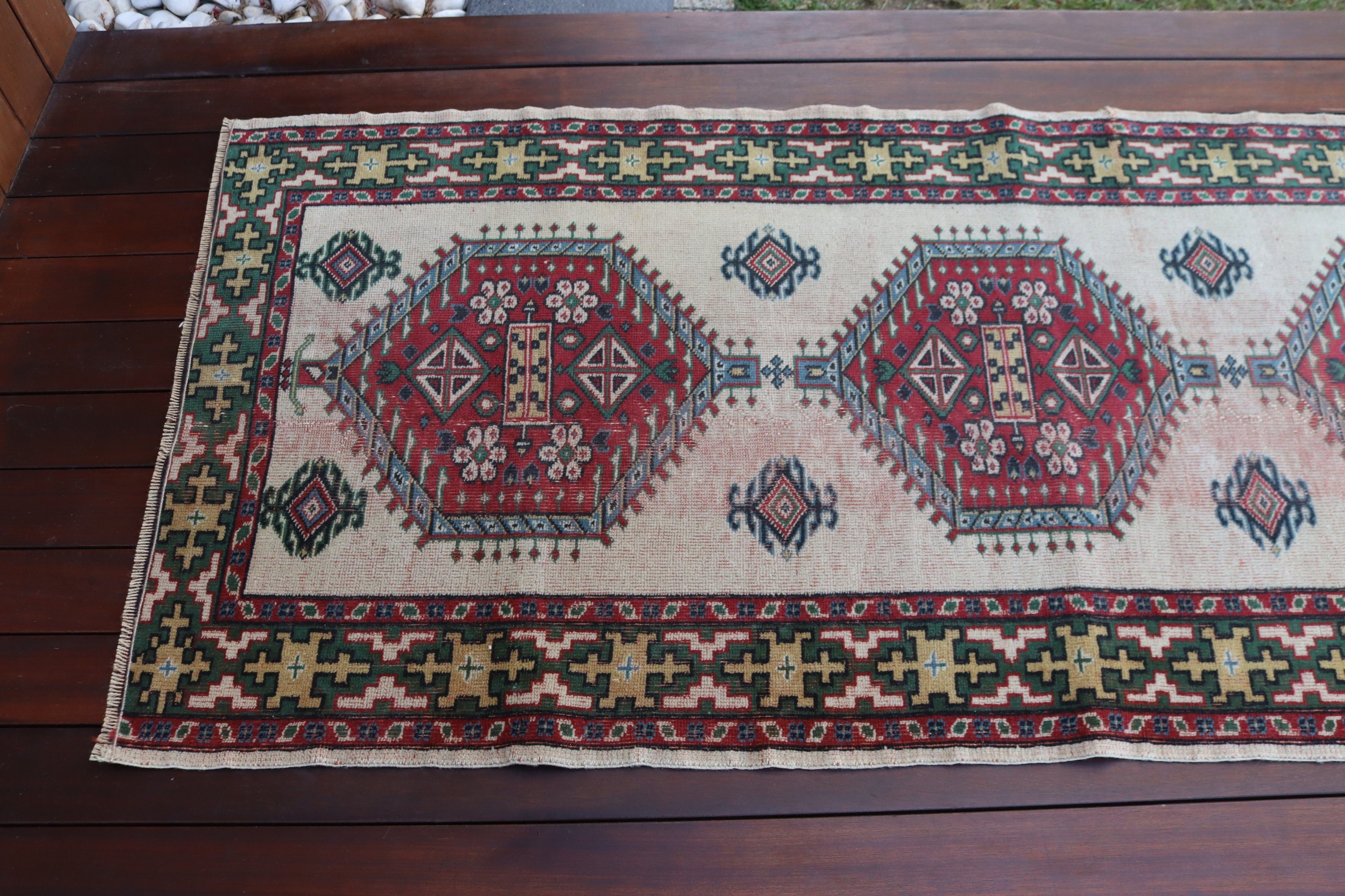 2.6x12.5 ft Runner Halı, Koridor Halıları, Beni Ourain Runner Halıları, Ev Dekorasyonu Halısı, Bej Soğuk Halı, Türk Halıları, Vintage Halı, Yün Halı