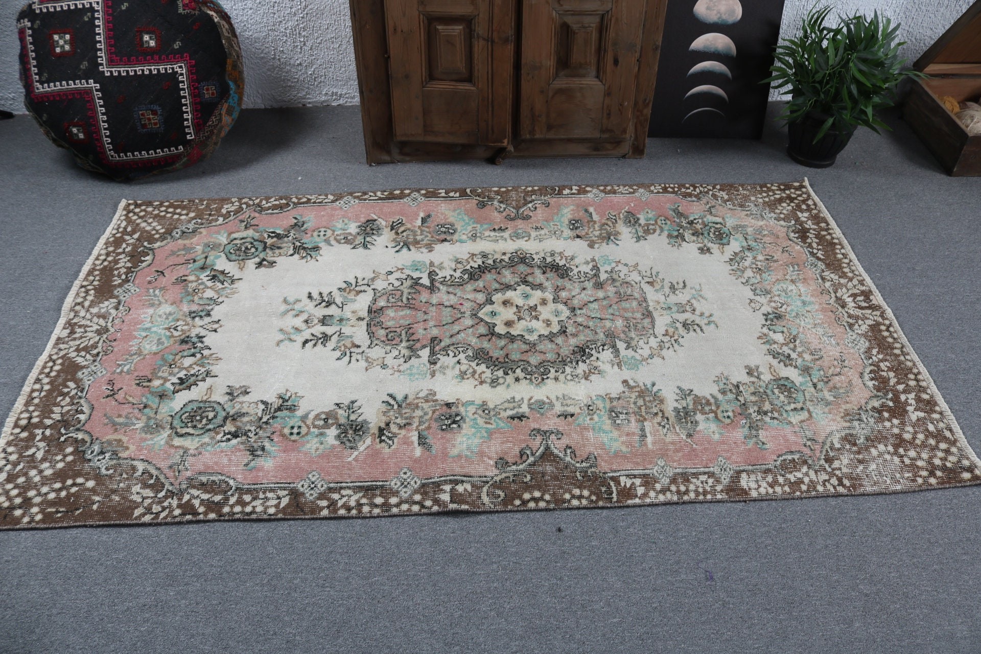 Çocuk Odası Halıları, Mutfak Halıları, 3,7x6,7 ft Alan Halısı, Pembe Düz Dokuma Halılar, Türk Halıları, Boho Halısı, Çocuk Odası Halıları, Vintage Halı, Yatak Odası Halıları