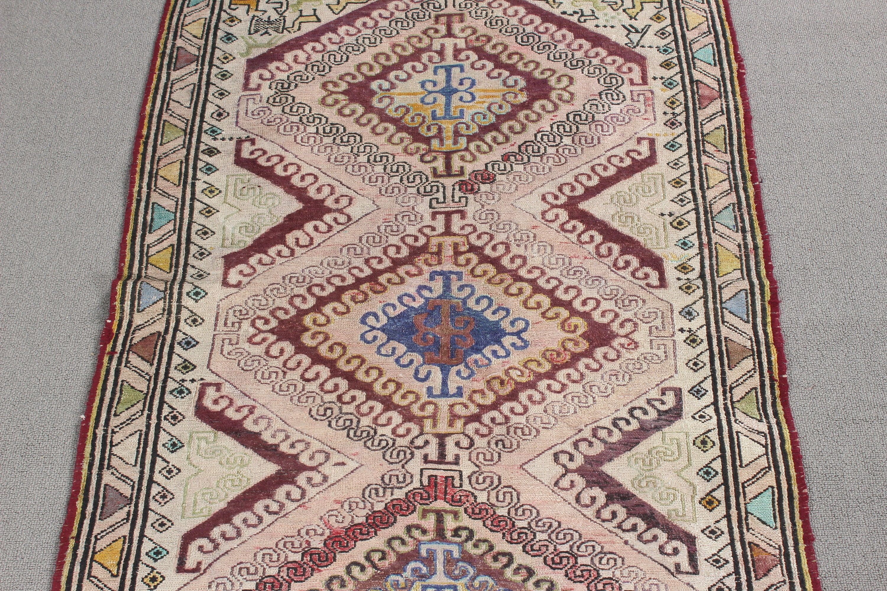 2.4x3.8 ft Küçük Halılar, Bej Mutfak Halısı, Lüks Halı, Türk Halısı, Geometrik Halılar, Kilim, Araba Paspas Halısı, Çocuk Halıları, Vintage Halılar