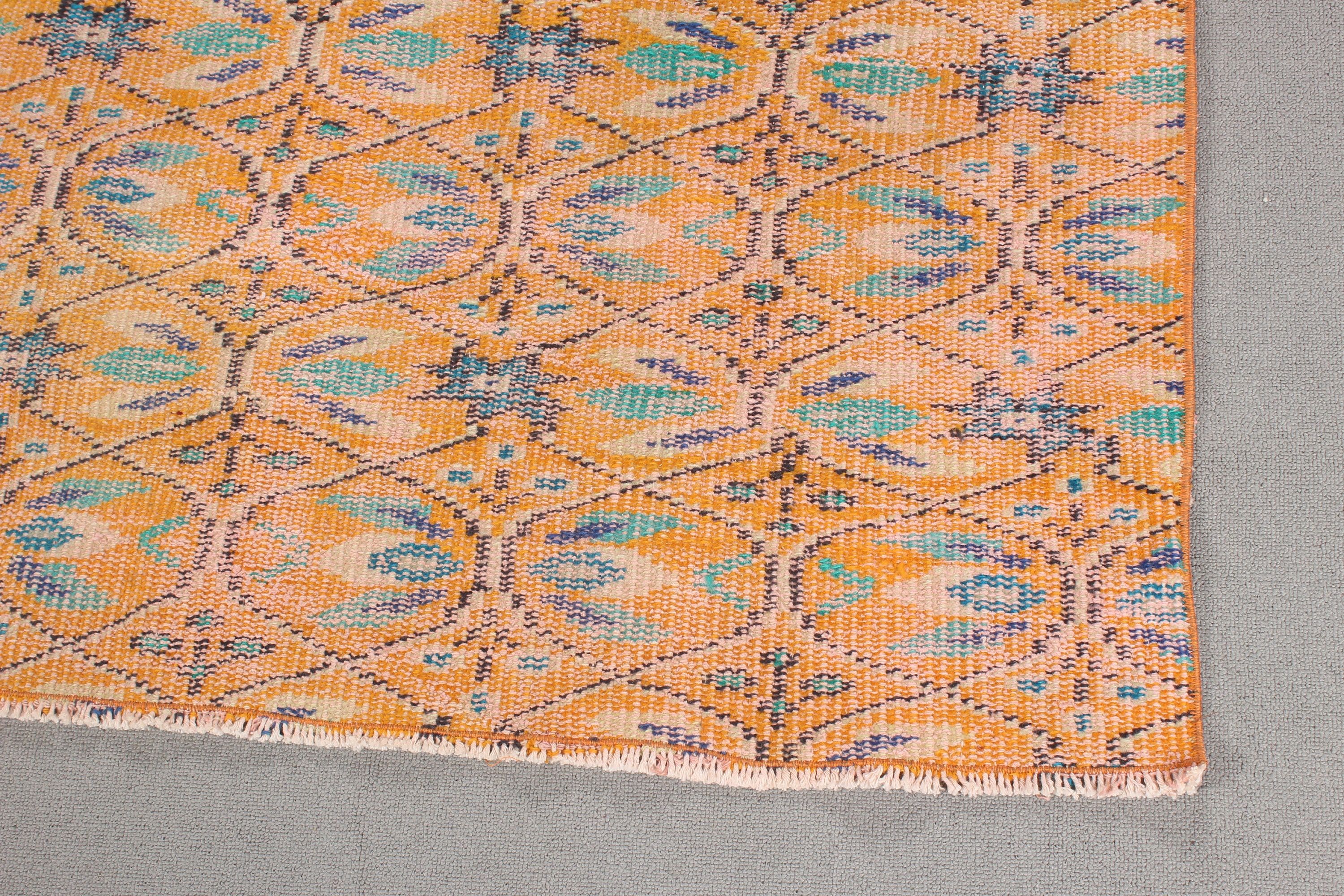 4.8x8.5 ft Large Rugs, Turkish Rugs, Cool Rugs, Bedroom Rug, Flatweave Rugs, Floor Rug, Orange Neutral Rugs, Vintage Rug, Large Vintage Rug