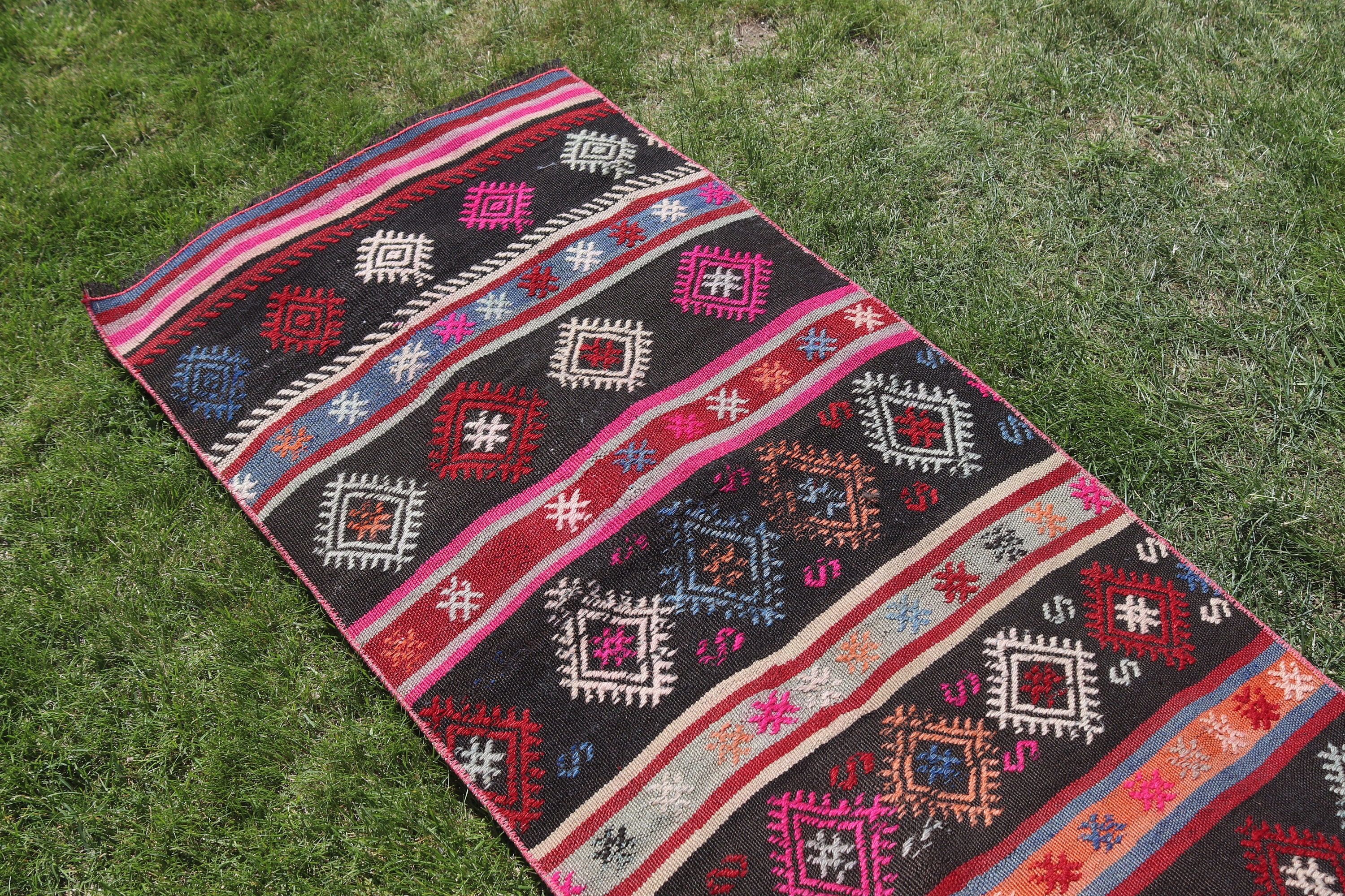 Koridor Halıları, Kilim, Türk Halıları, 2,1x9,3 ft Runner Halısı, Pembe Anadolu Halıları, Havalı Halılar, Vintage Runner Halısı, Vintage Halı, Açıklama Halıları