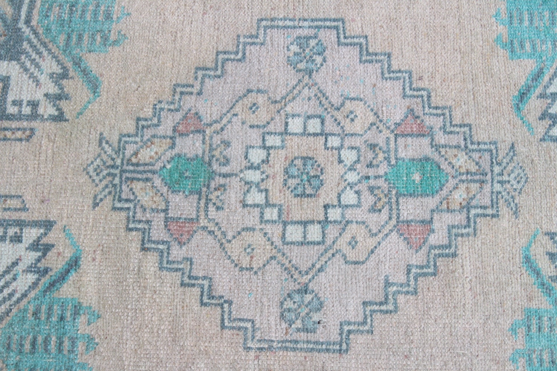 Kapı Paspası Halısı, 1.4x2.8 ft Küçük Halılar, Giriş Halıları, Havalı Halılar, Türk Halısı, Mutfak Halısı, Bej Havalı Halı, Oryantal Halılar, Vintage Halı