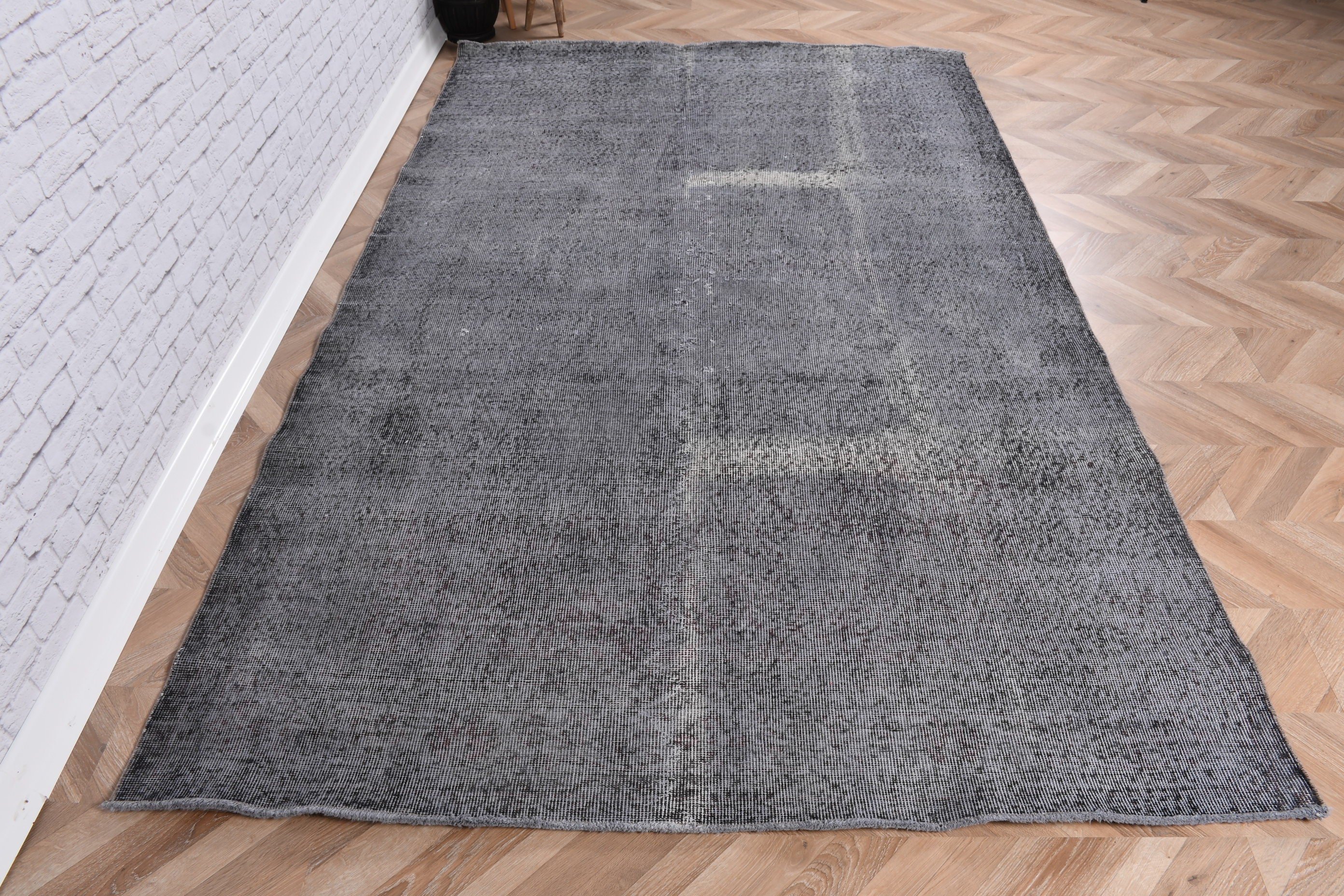 Gray Floor Rugs, Aesthetic Rug, Bedroom Rugs, Turkish Rugs, Vintage Rugs, Modern Rugs, Dining Room Rugs, Oushak Rugs, 5.3x8.7 ft Large Rugs